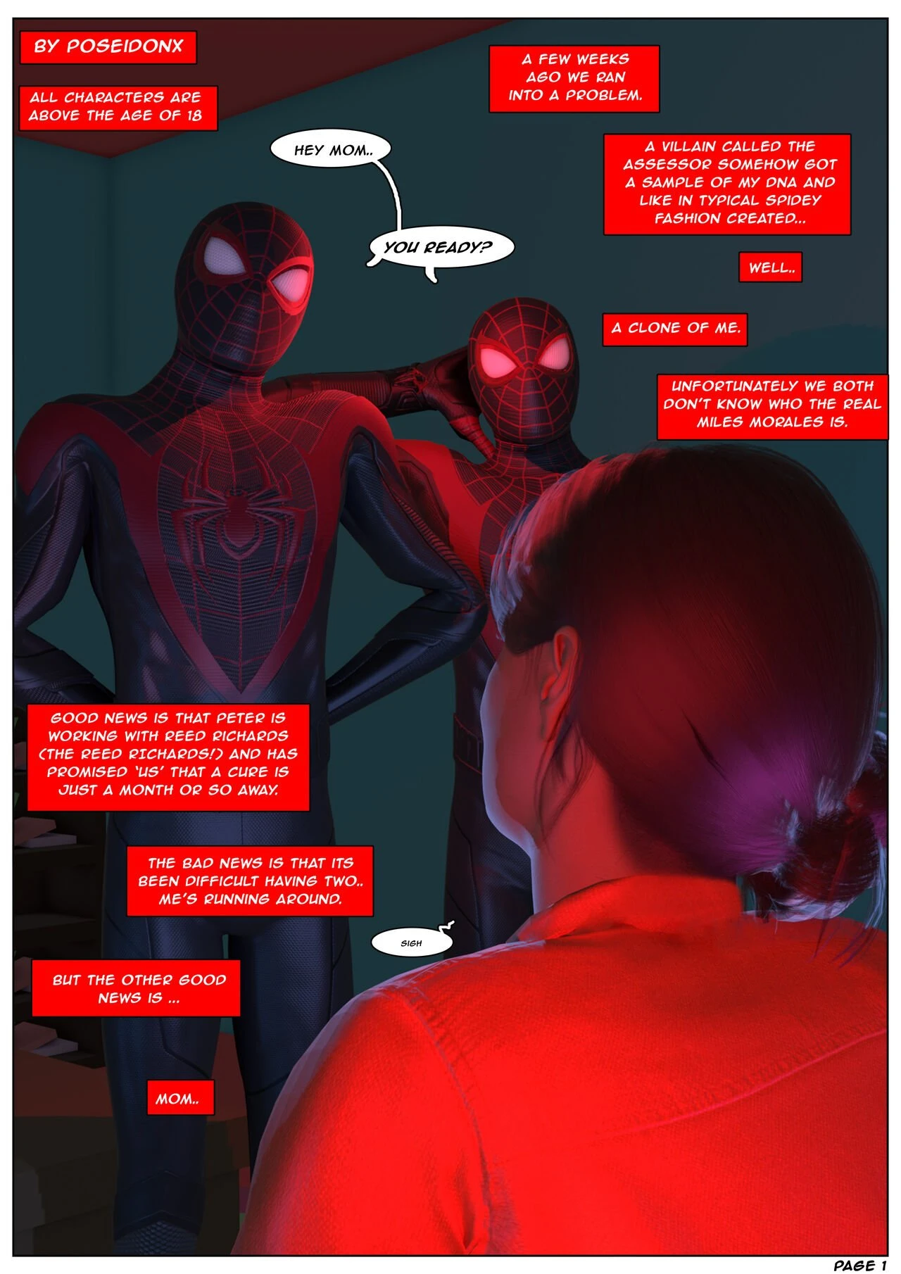 Spider-Mom: What If? Clone Saga porn comic picture 2