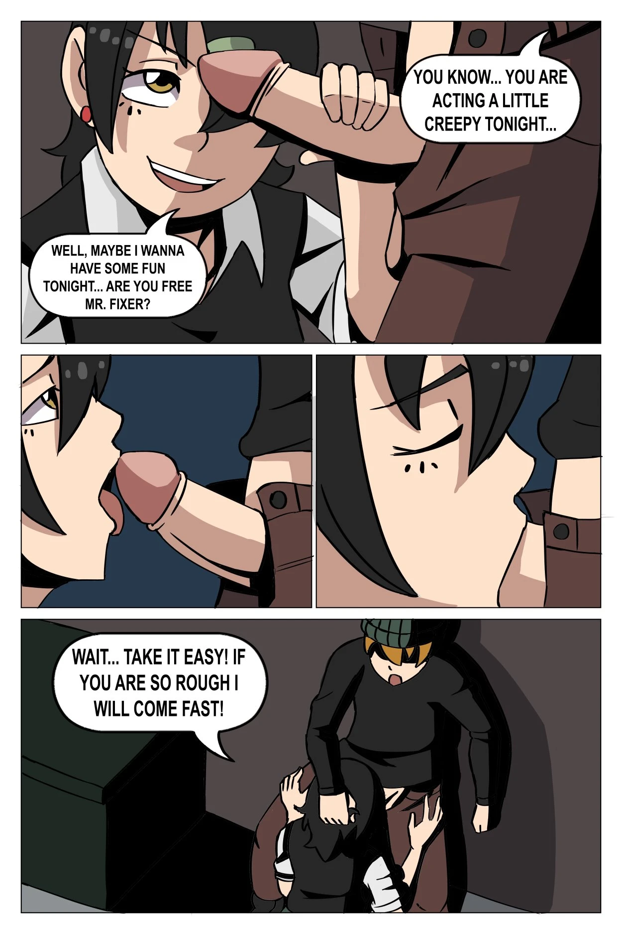 Spiderverse - A Bussy Night porn comic picture 5