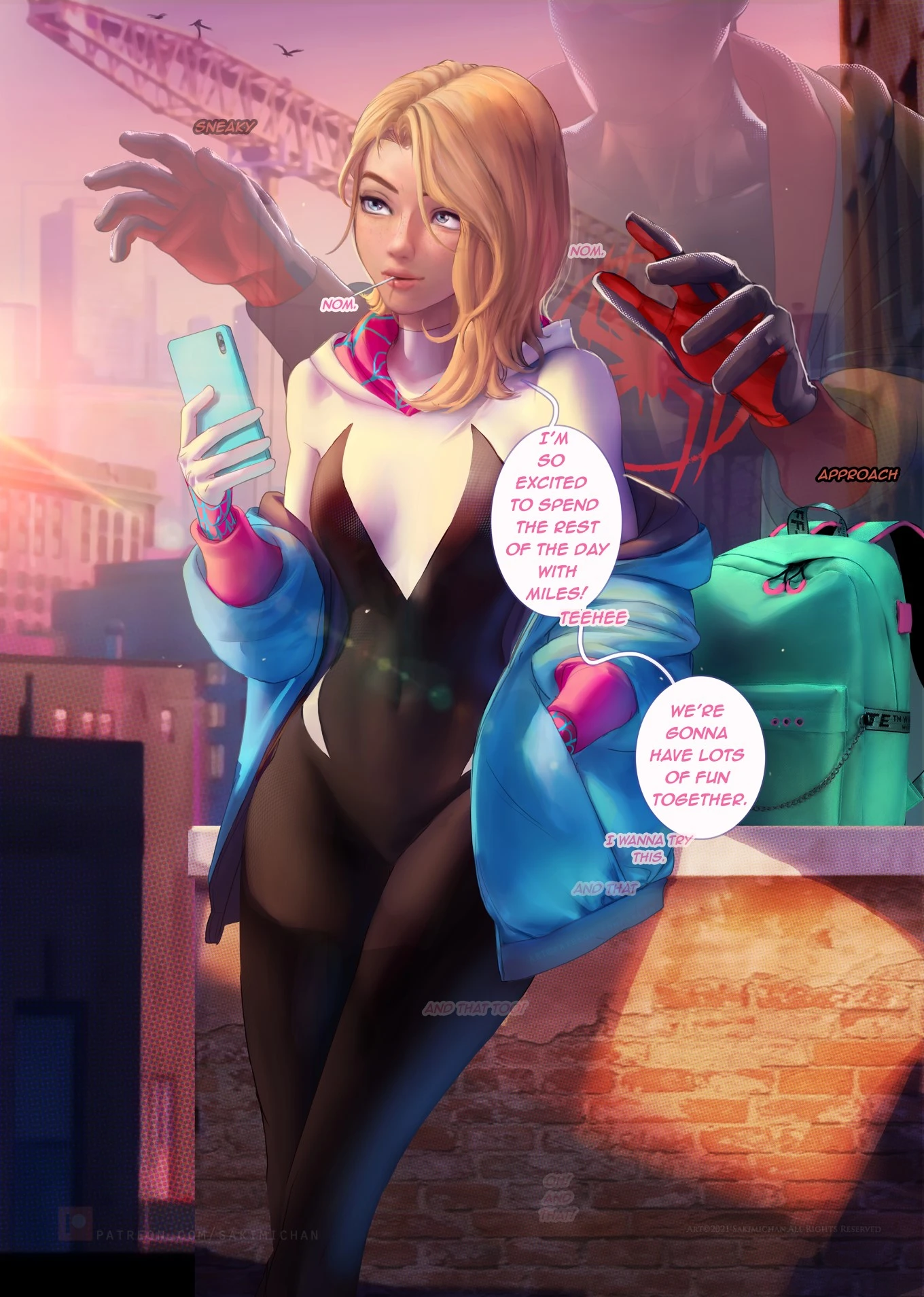 Spidey-Couple porn comic picture 2