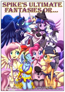 Spike's ultimate fantasy or the dragon king's harem porn comic picture 1