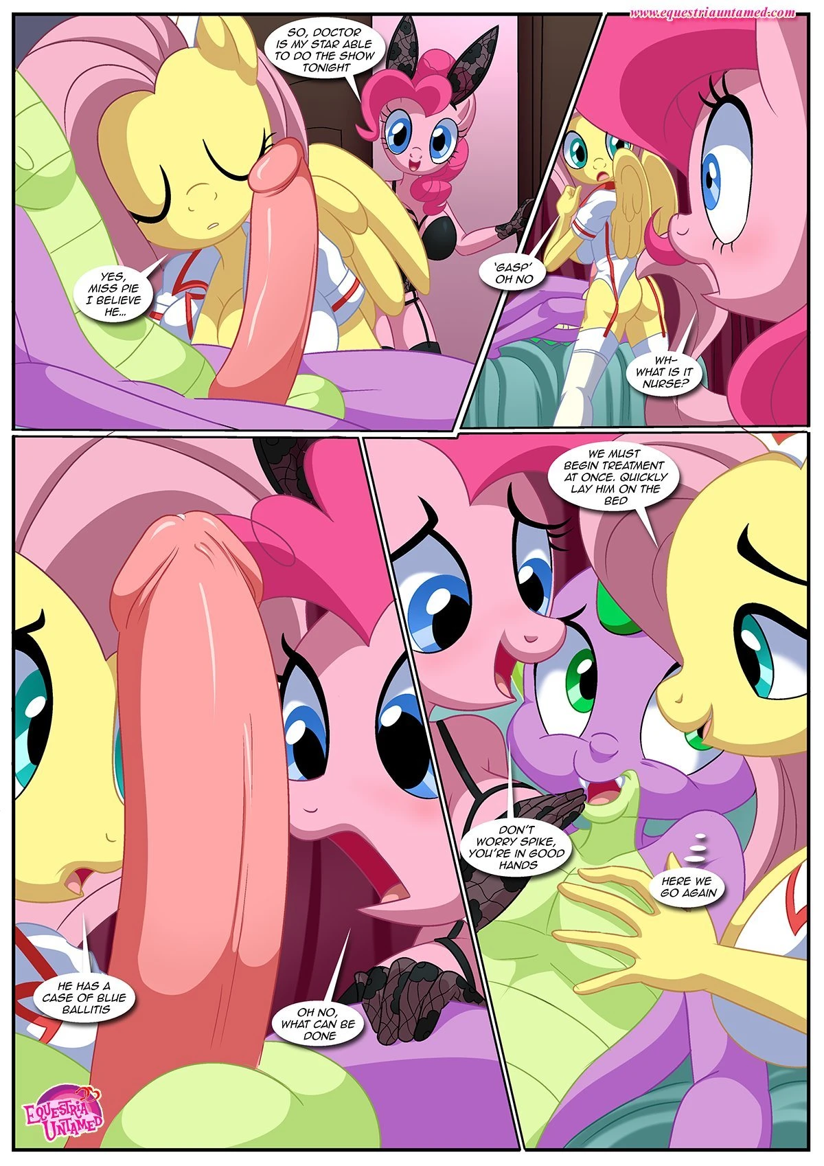 Spike's ultimate fantasy or the dragon king's harem porn comic picture 29