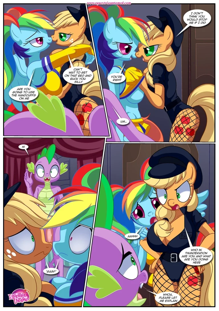 Spike's ultimate fantasy or the dragon king's harem porn comic picture 43