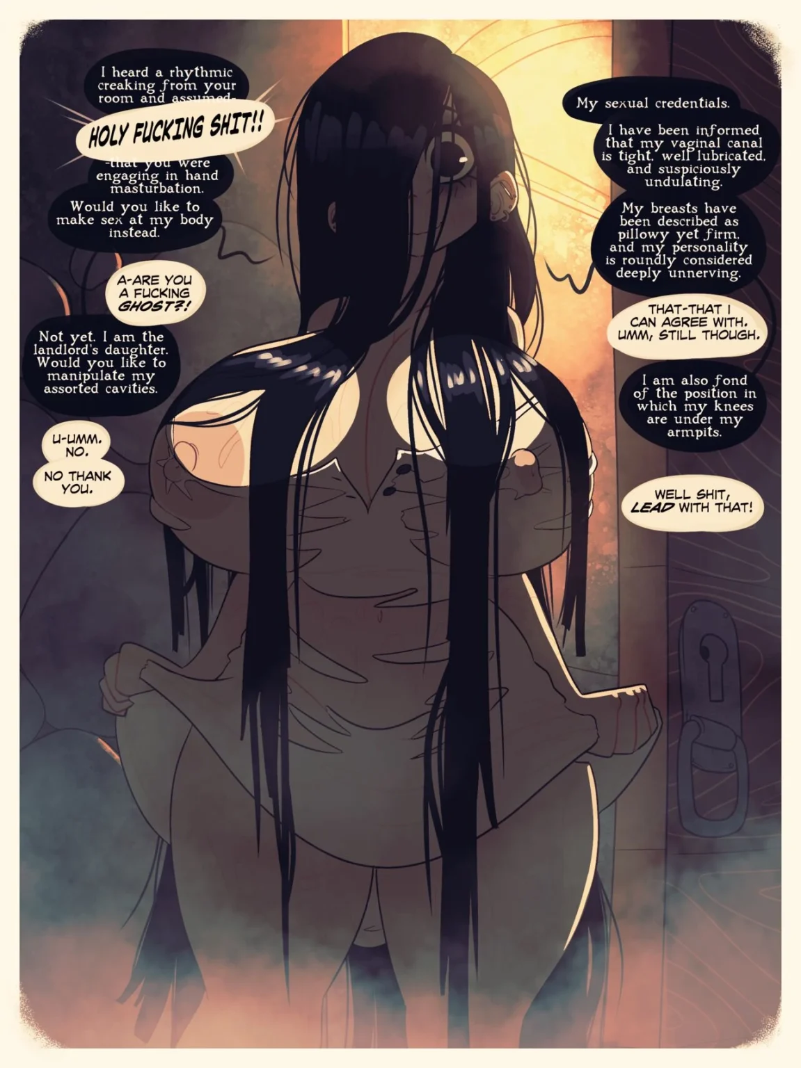 Spooky: The Landlord's Daughter porn comic picture 1
