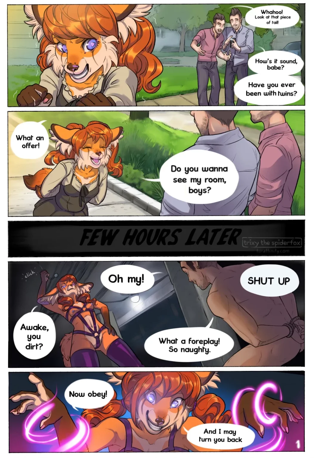 Spotted Punishment porn comic picture 1