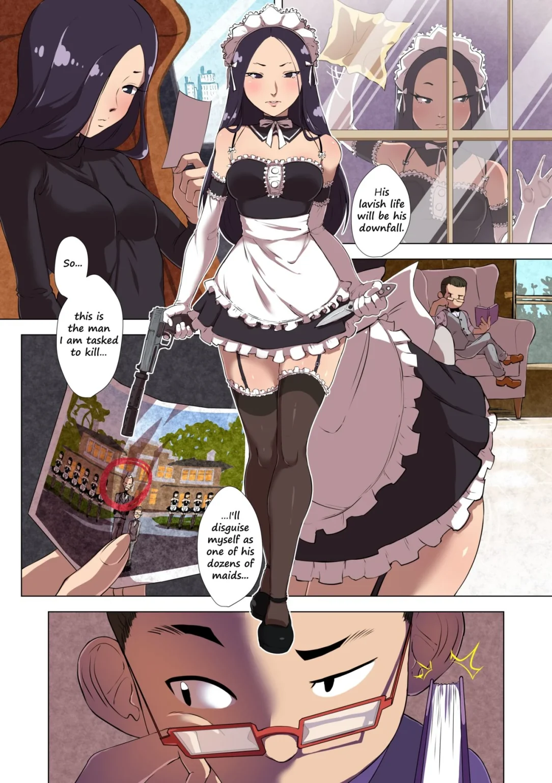 Spy Girl porn comic picture 1
