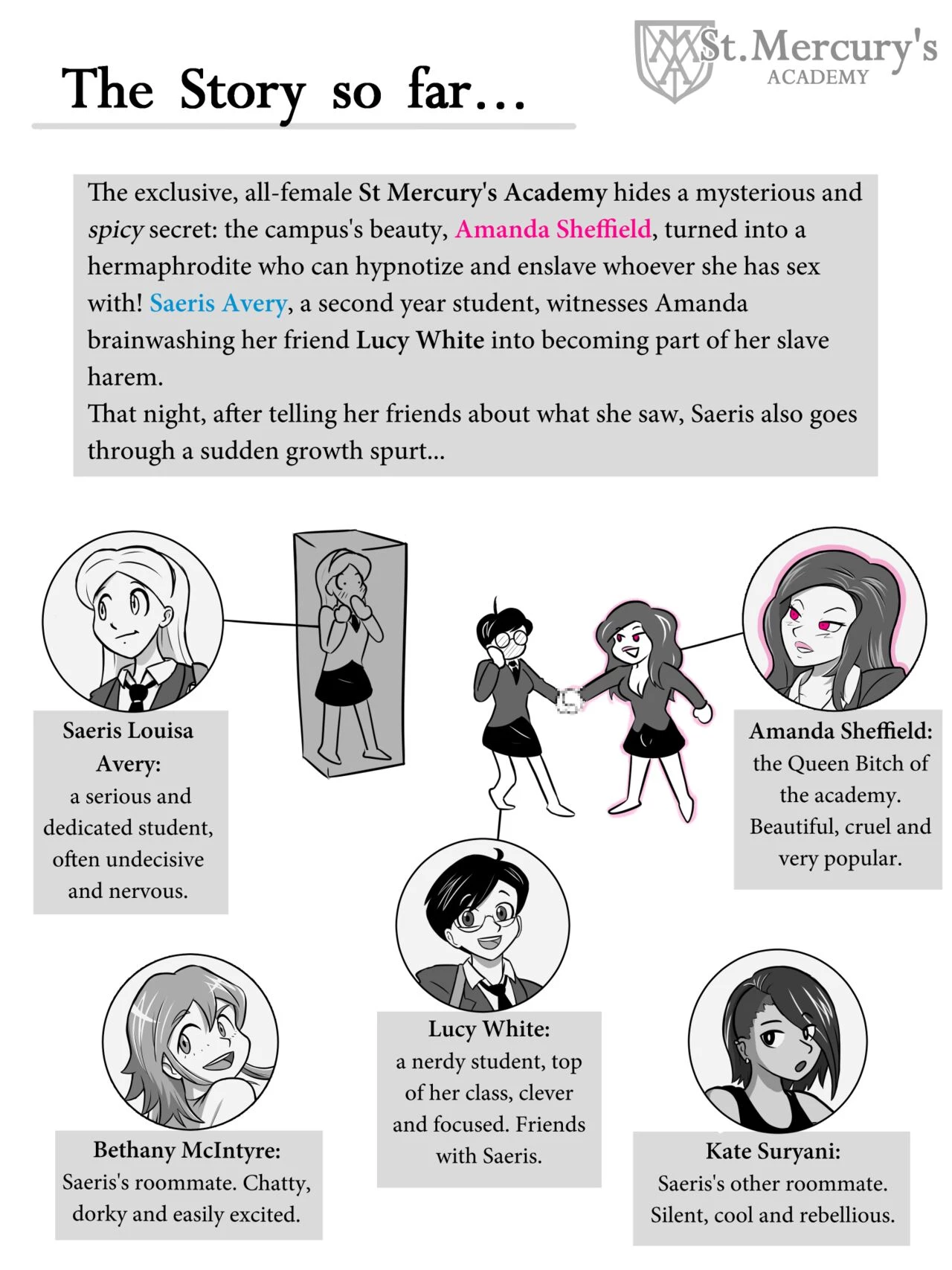 St. Mercury Academy 2 porn comic picture 2