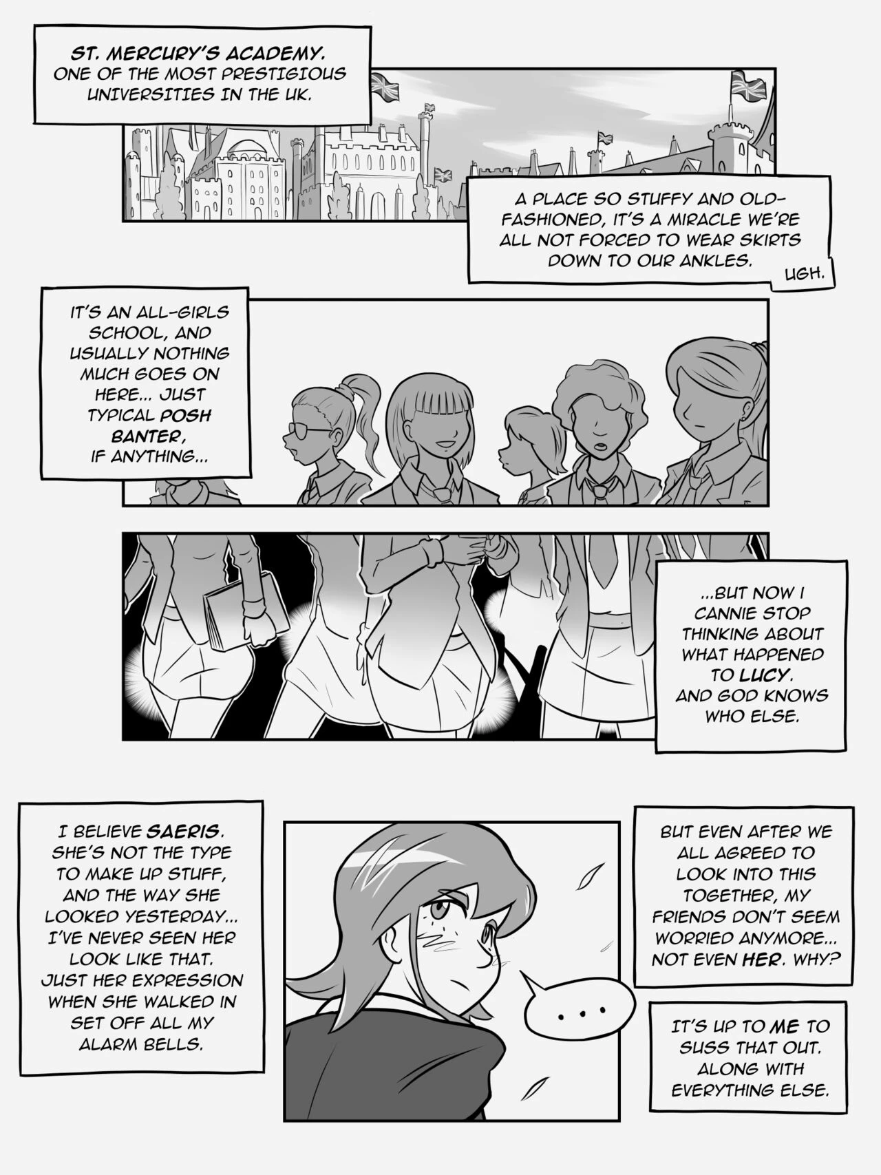 St. Mercury Academy 2 porn comic picture 28