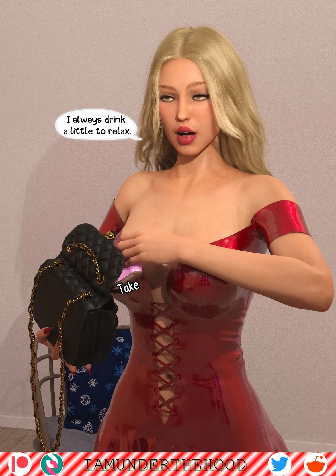 Stacy's Xmas Present porn comic picture 46