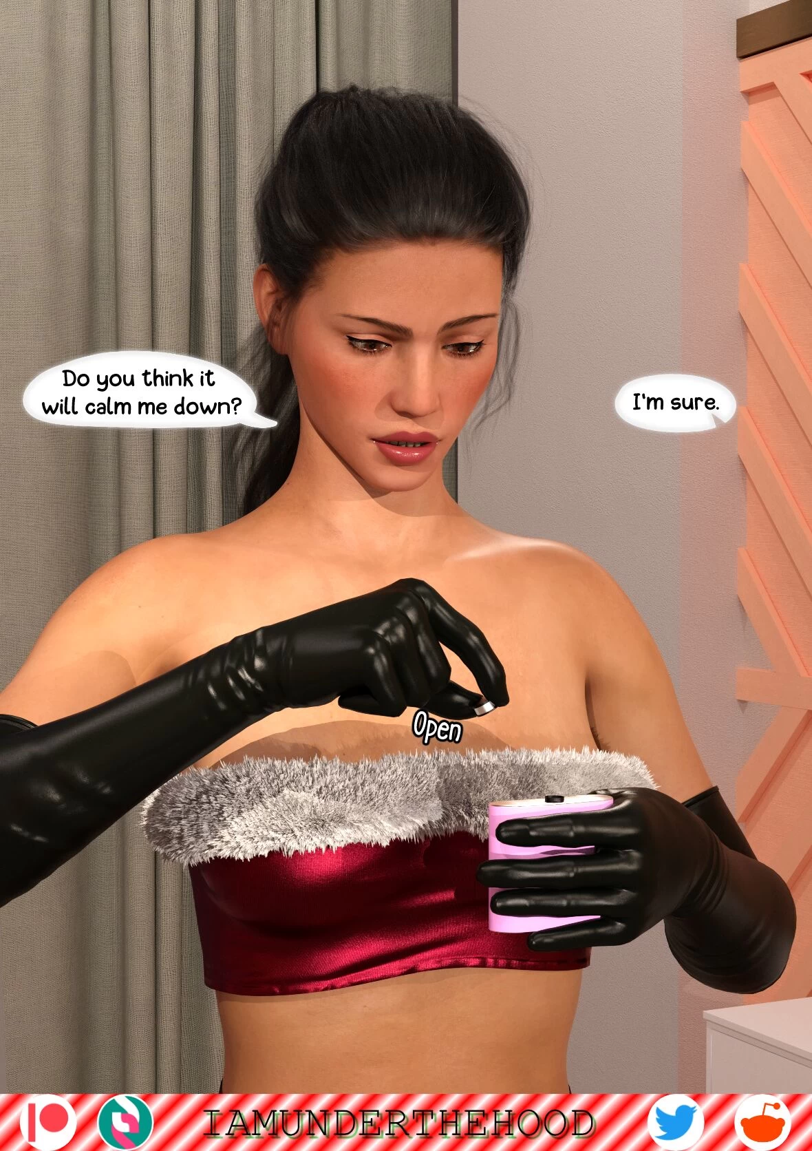 Stacy's Xmas Present porn comic picture 48