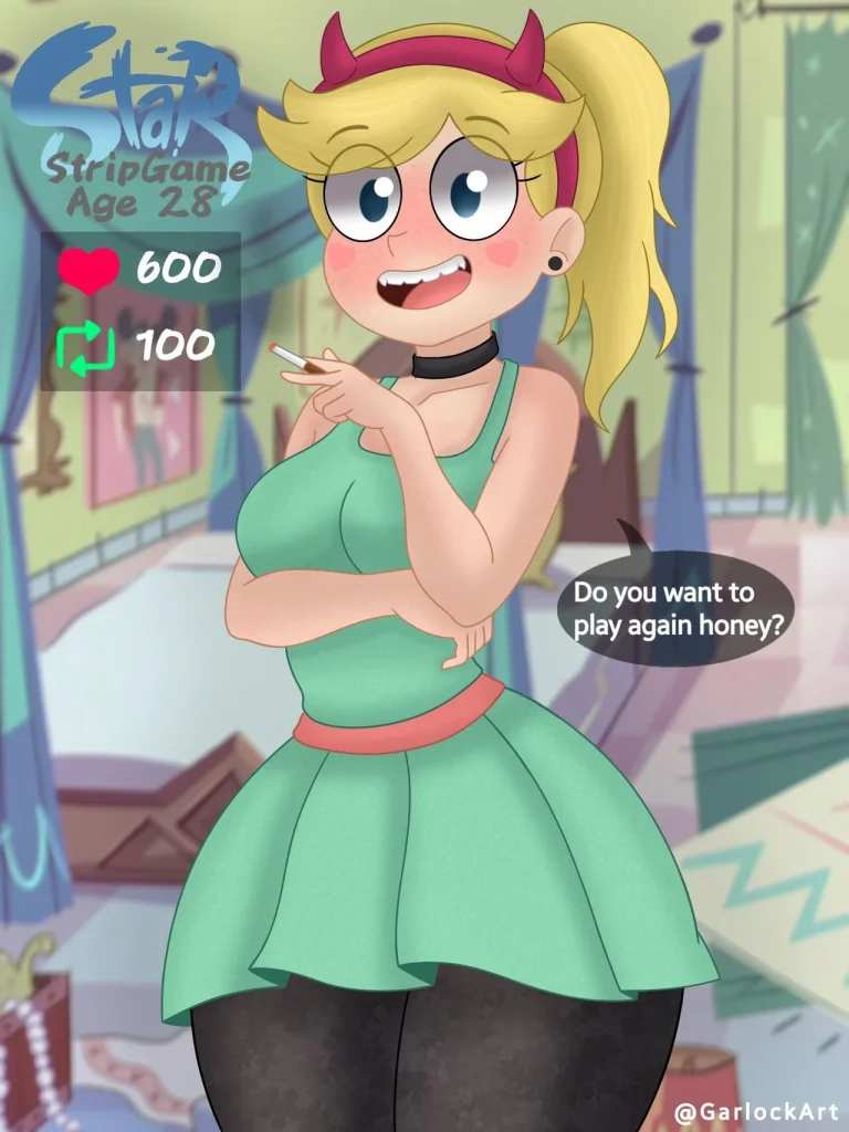 Star Butterfly Stripgame porn comic picture 9
