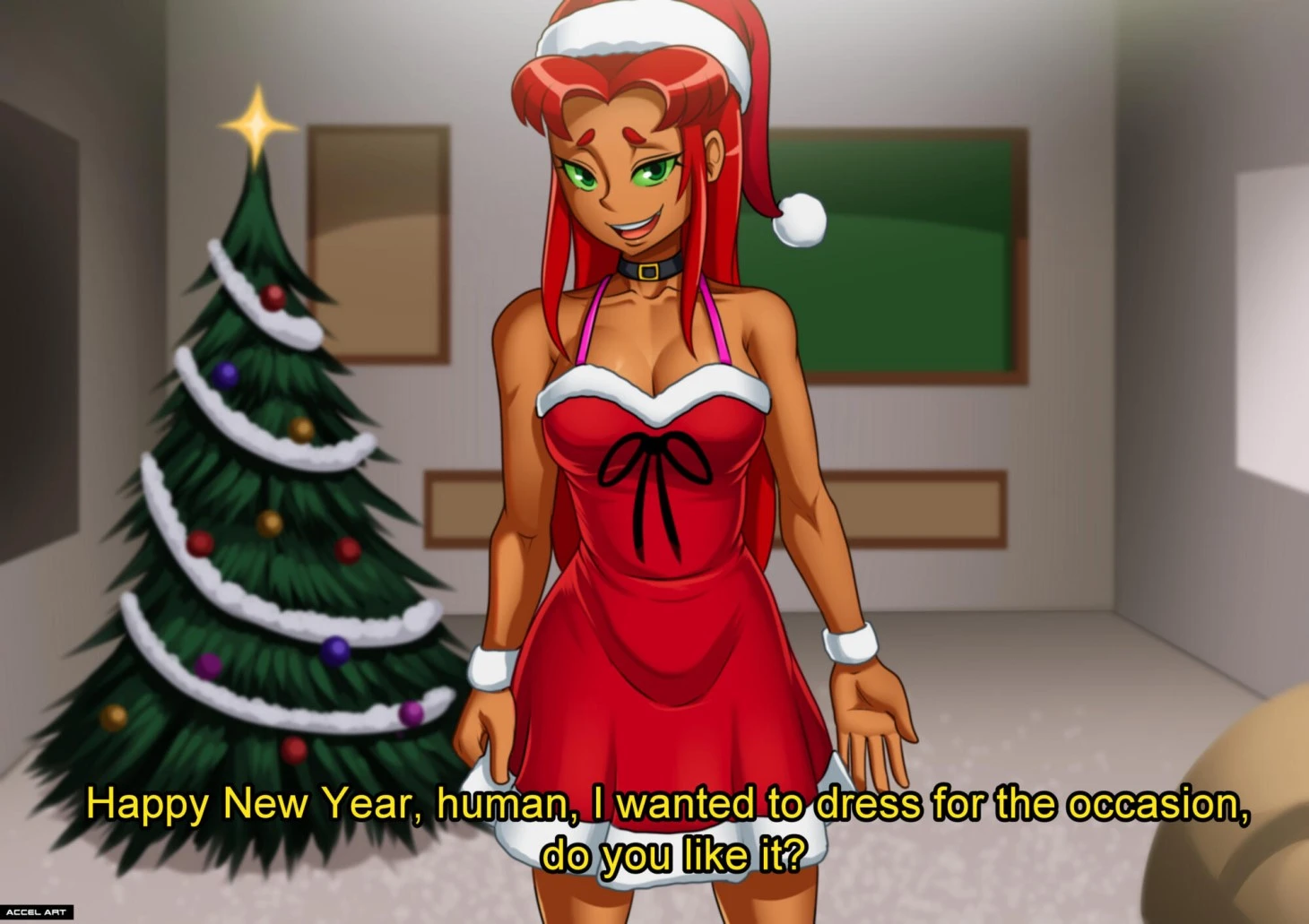 Star Fire - Christmas Special porn comic picture 1