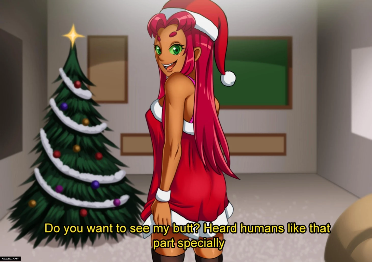 Star Fire - Christmas Special porn comic picture 2