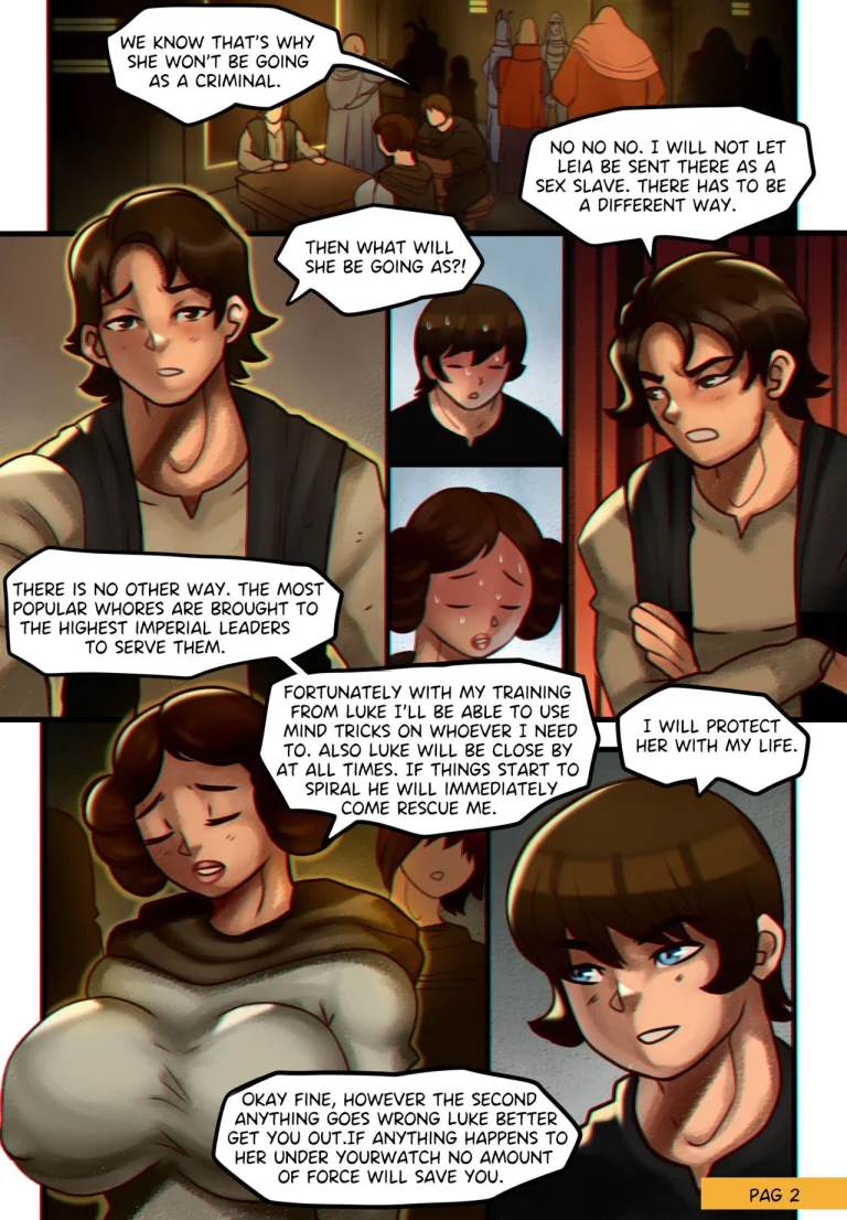 Star Whores: A Leia Dilemma porn comic picture 4