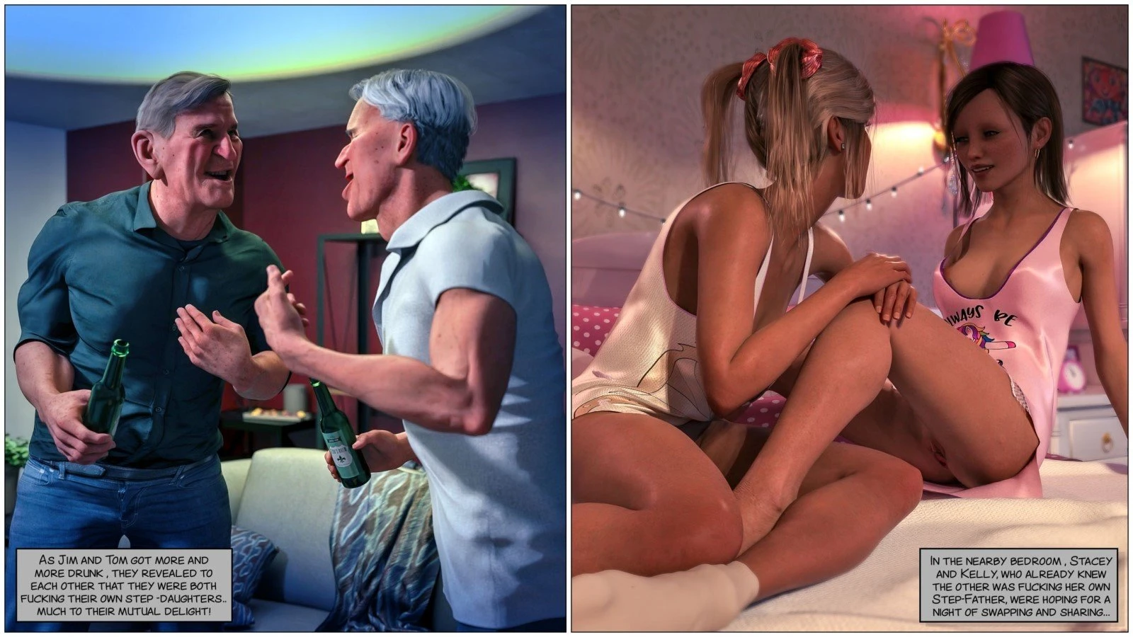 Stepdaddy Swappers porn comic picture 5
