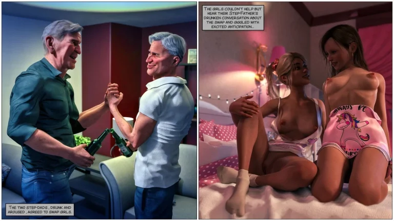 Stepdaddy Swappers porn comic picture 6