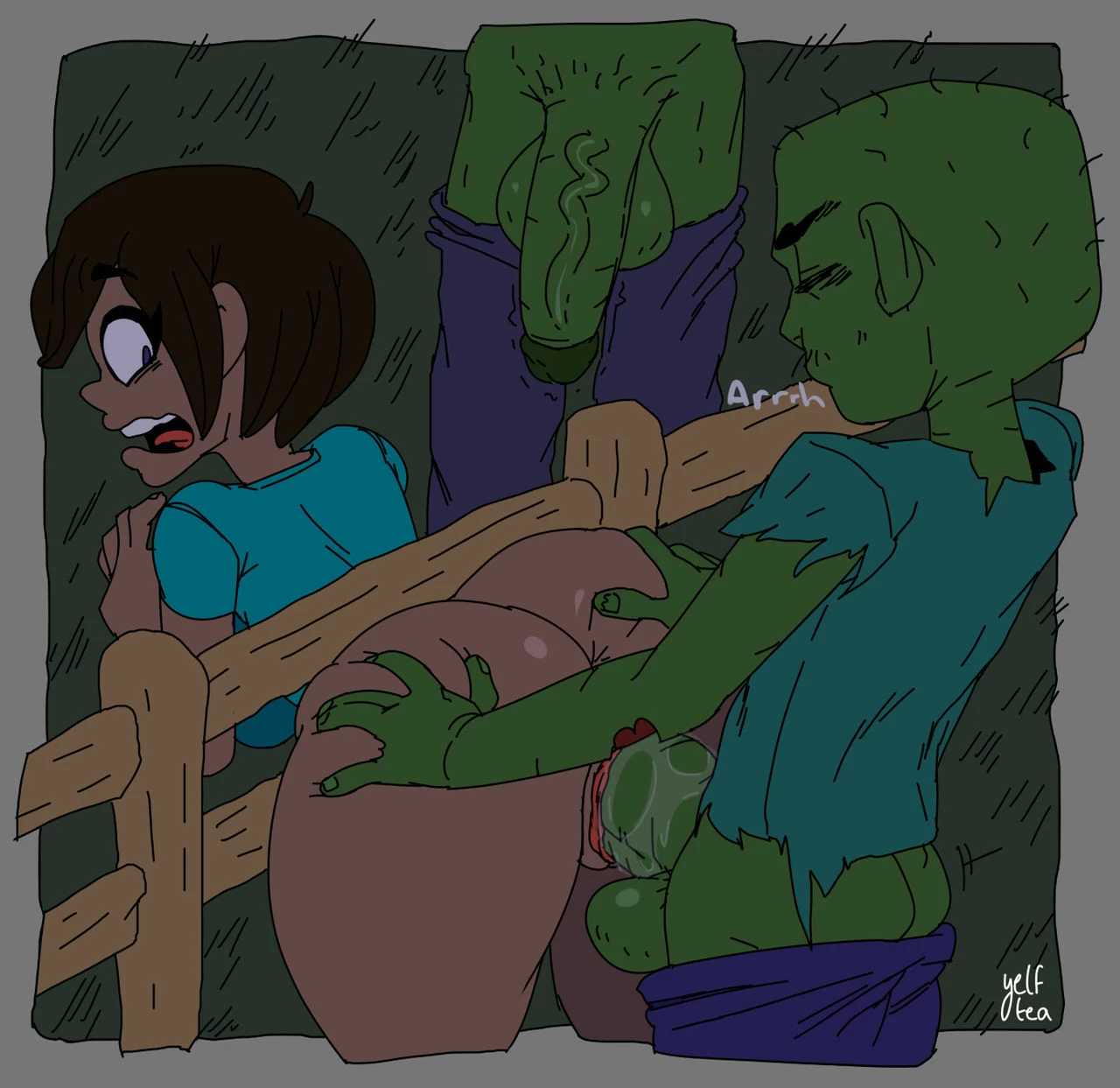 Stevenie and Alex Zombie Encounter porn comic picture 3