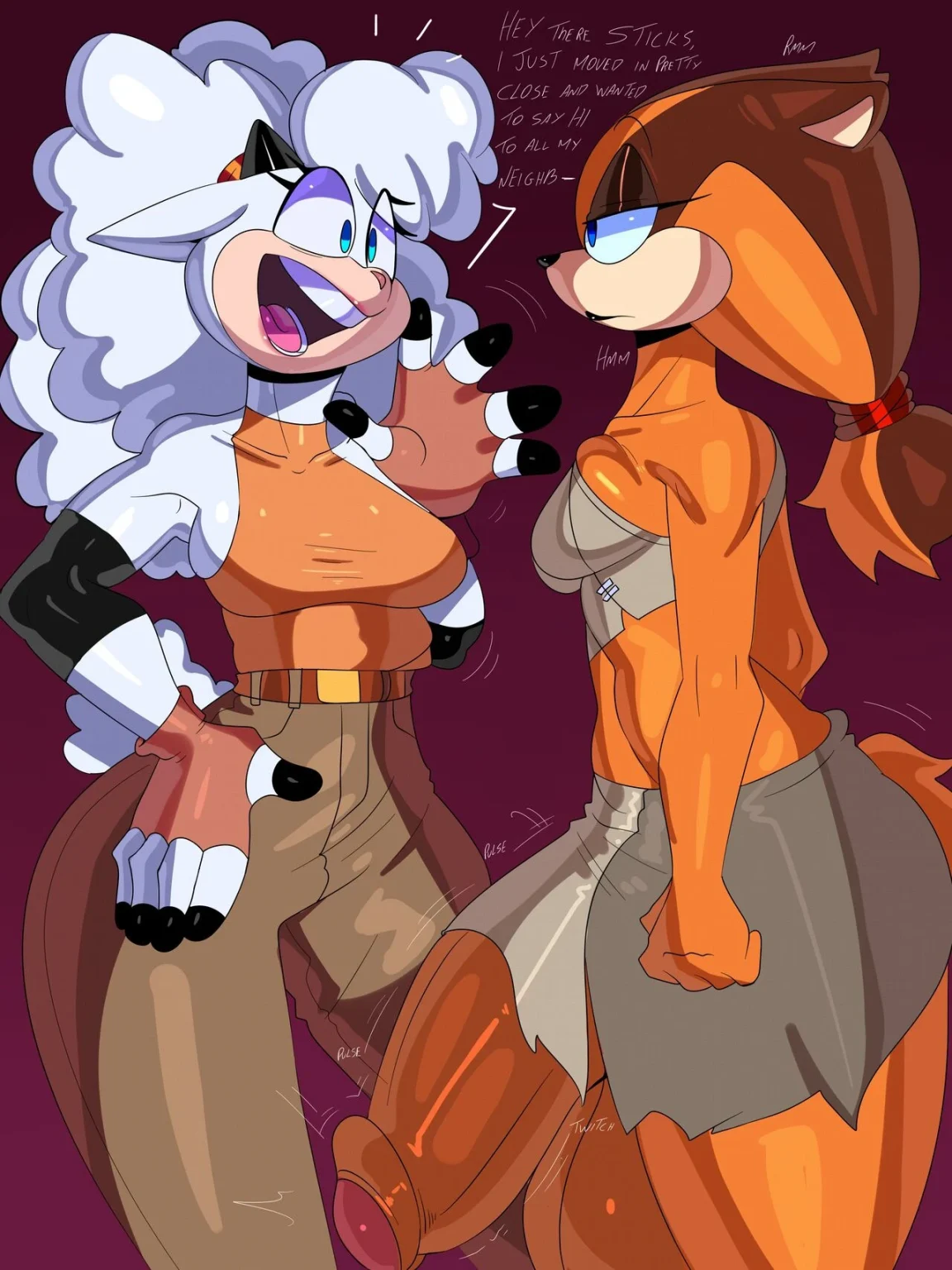 Sticks x Lanolin porn comic picture 1