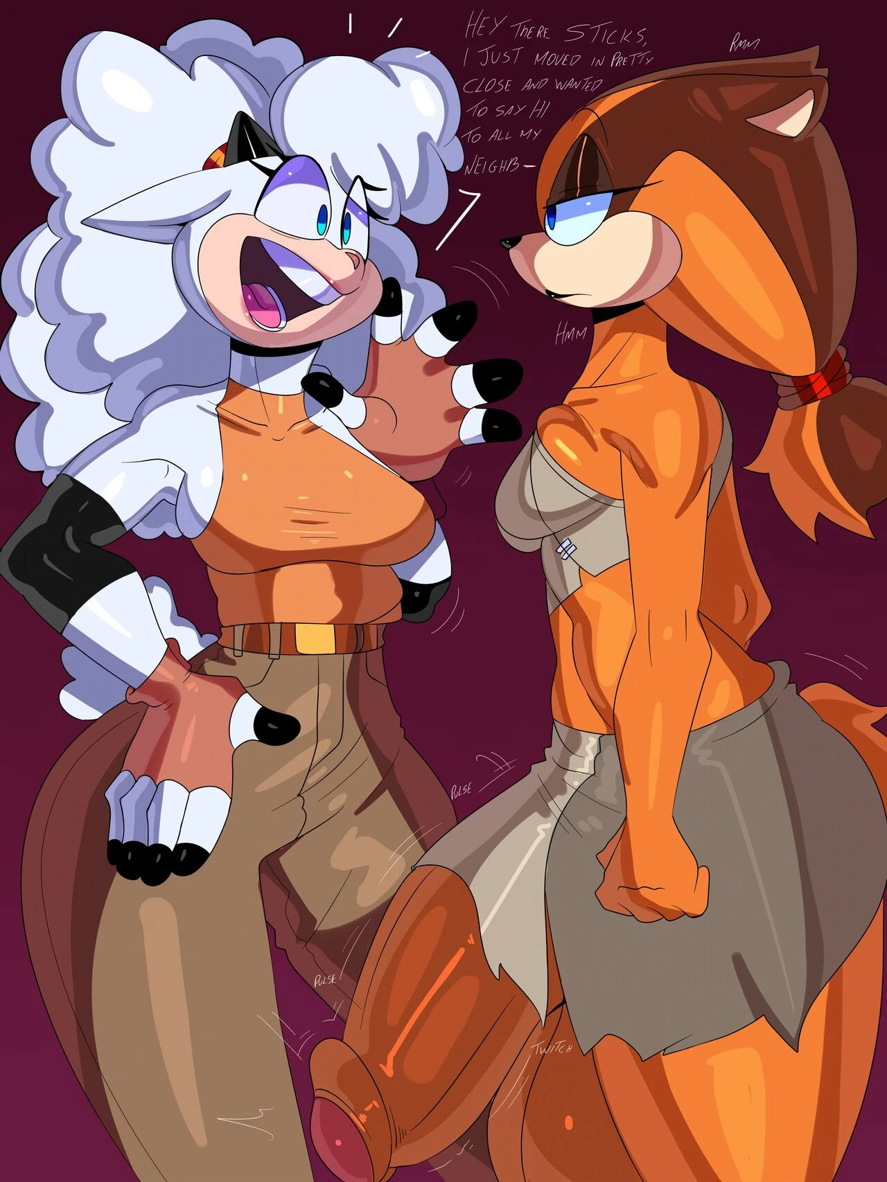 Sticks x Lanolin porn comic picture 1