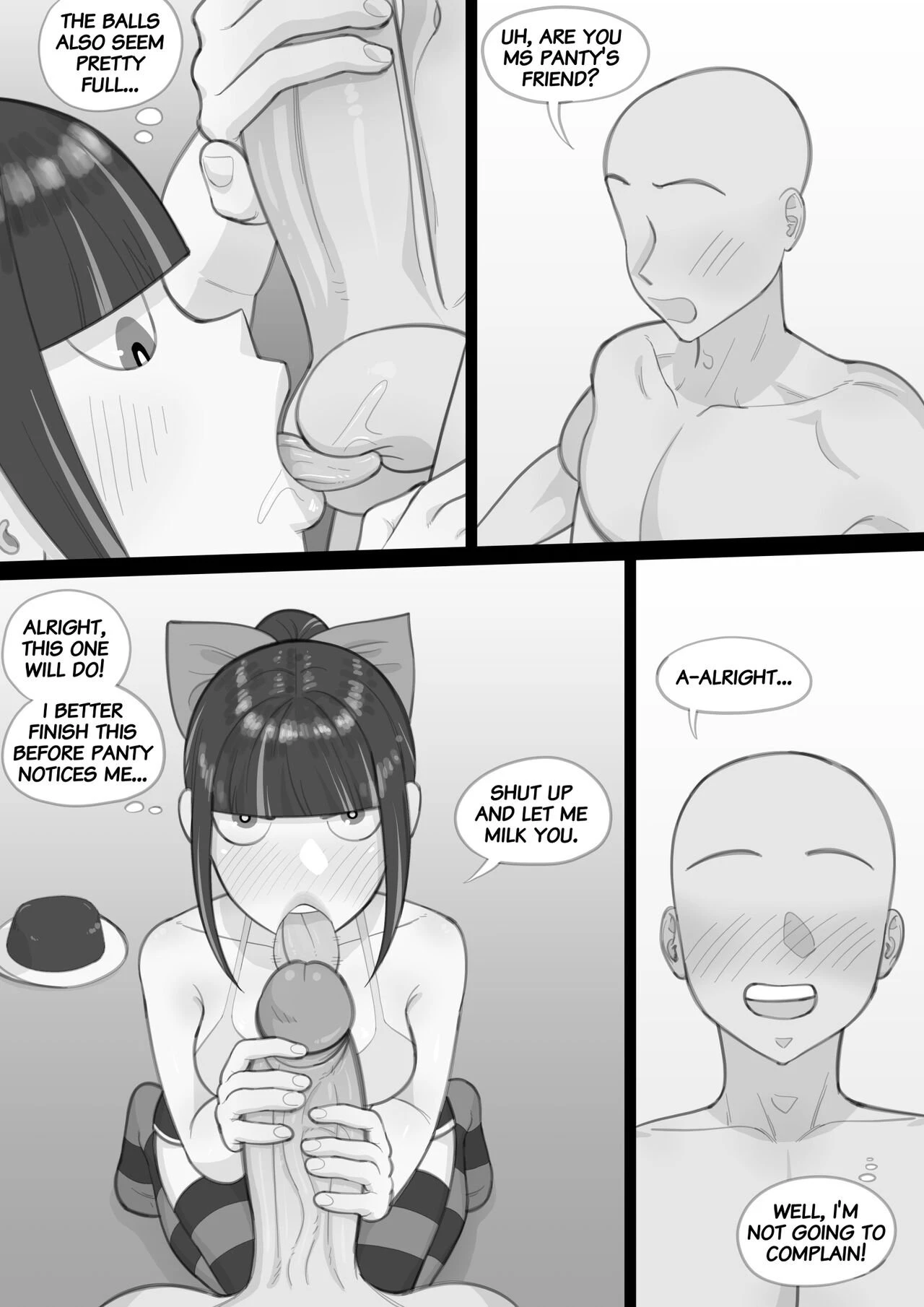 Stocking's Night Snack porn comic picture 6