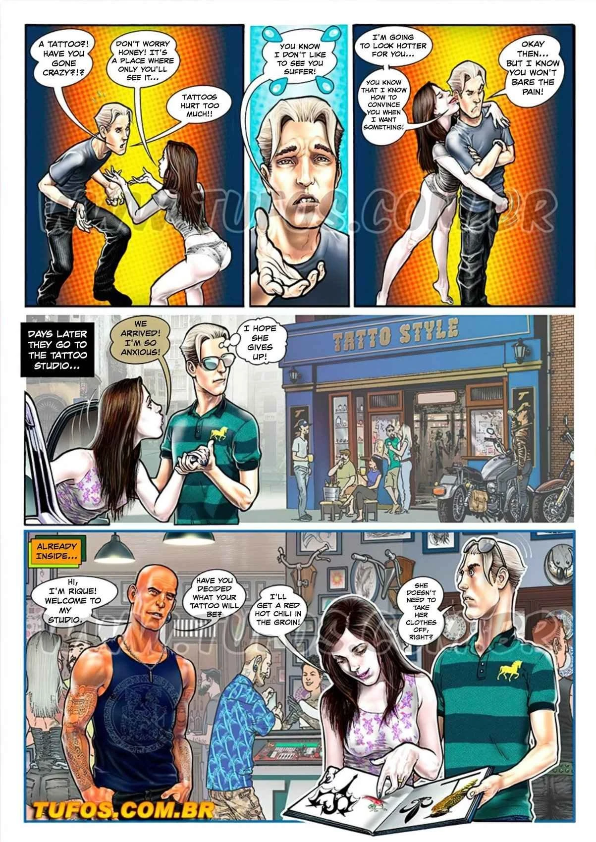 Stories Of Betrayal 8 – Red Hot Chilli Tatto porn comic picture 3
