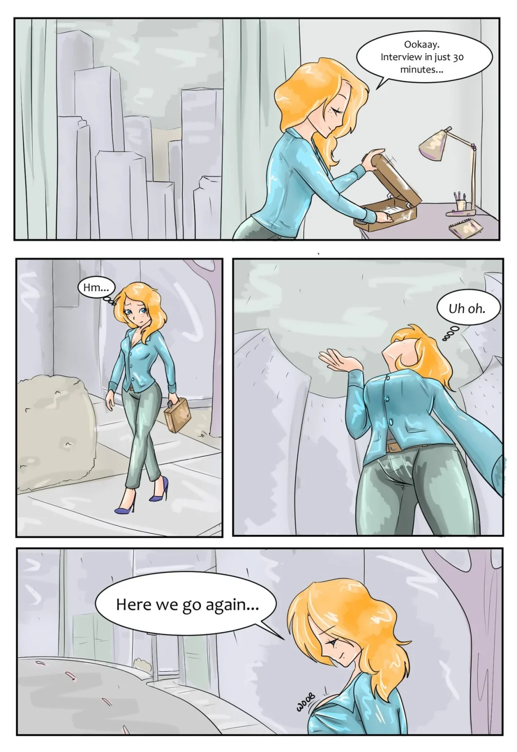 Stormy Interview porn comic picture 1