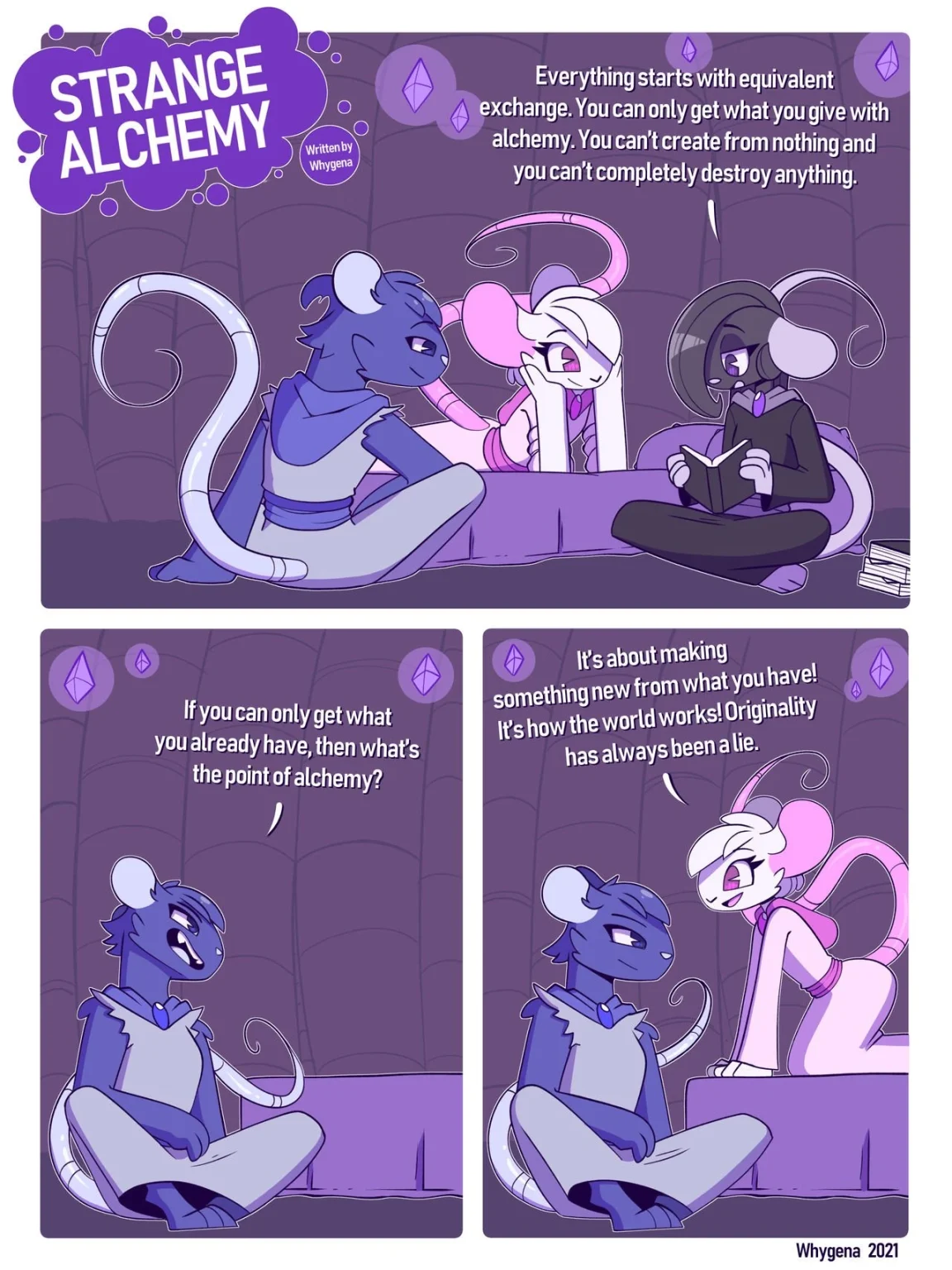 Strange Alchemy porn comic picture 1