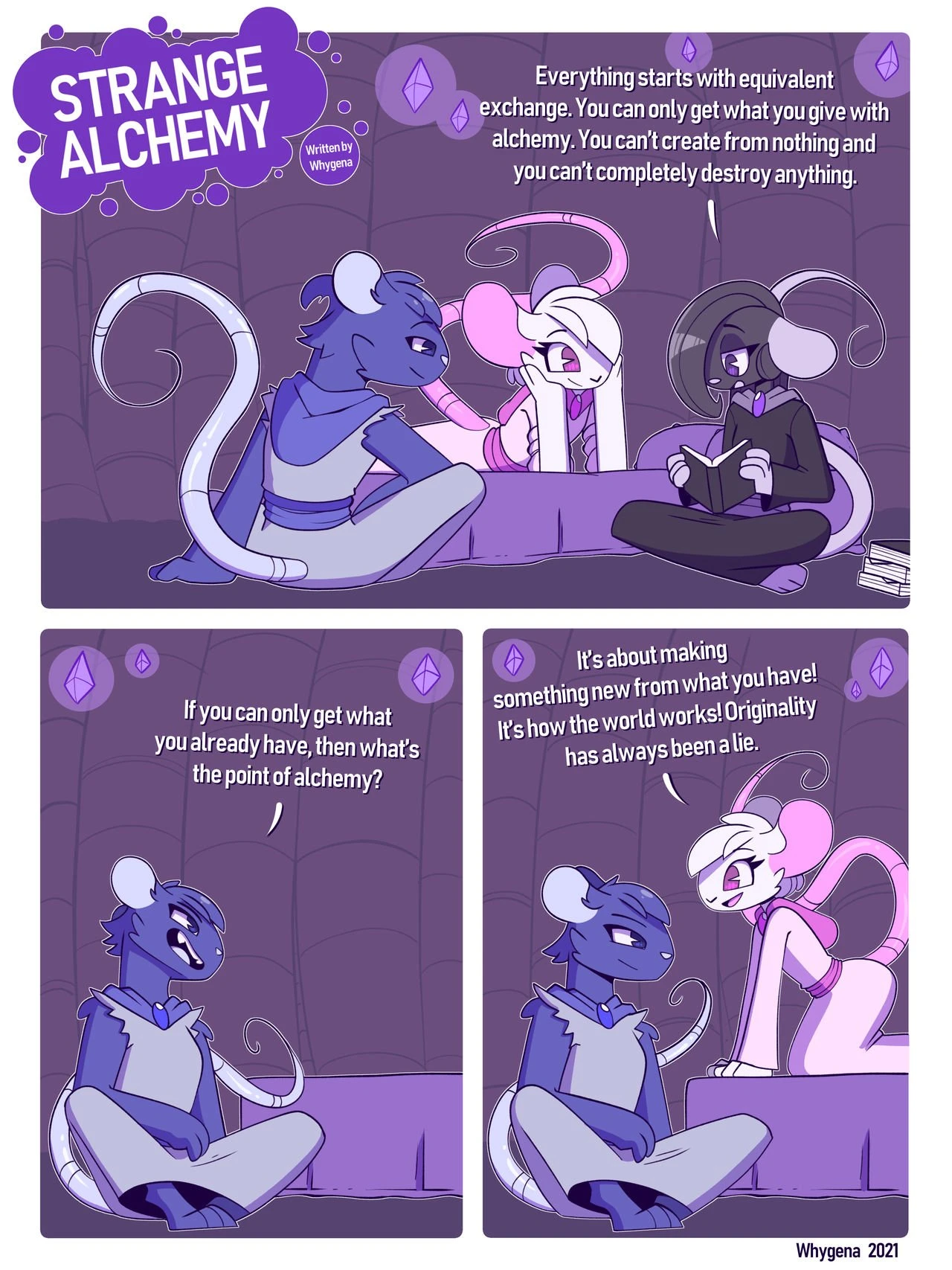 Strange Alchemy porn comic picture 1