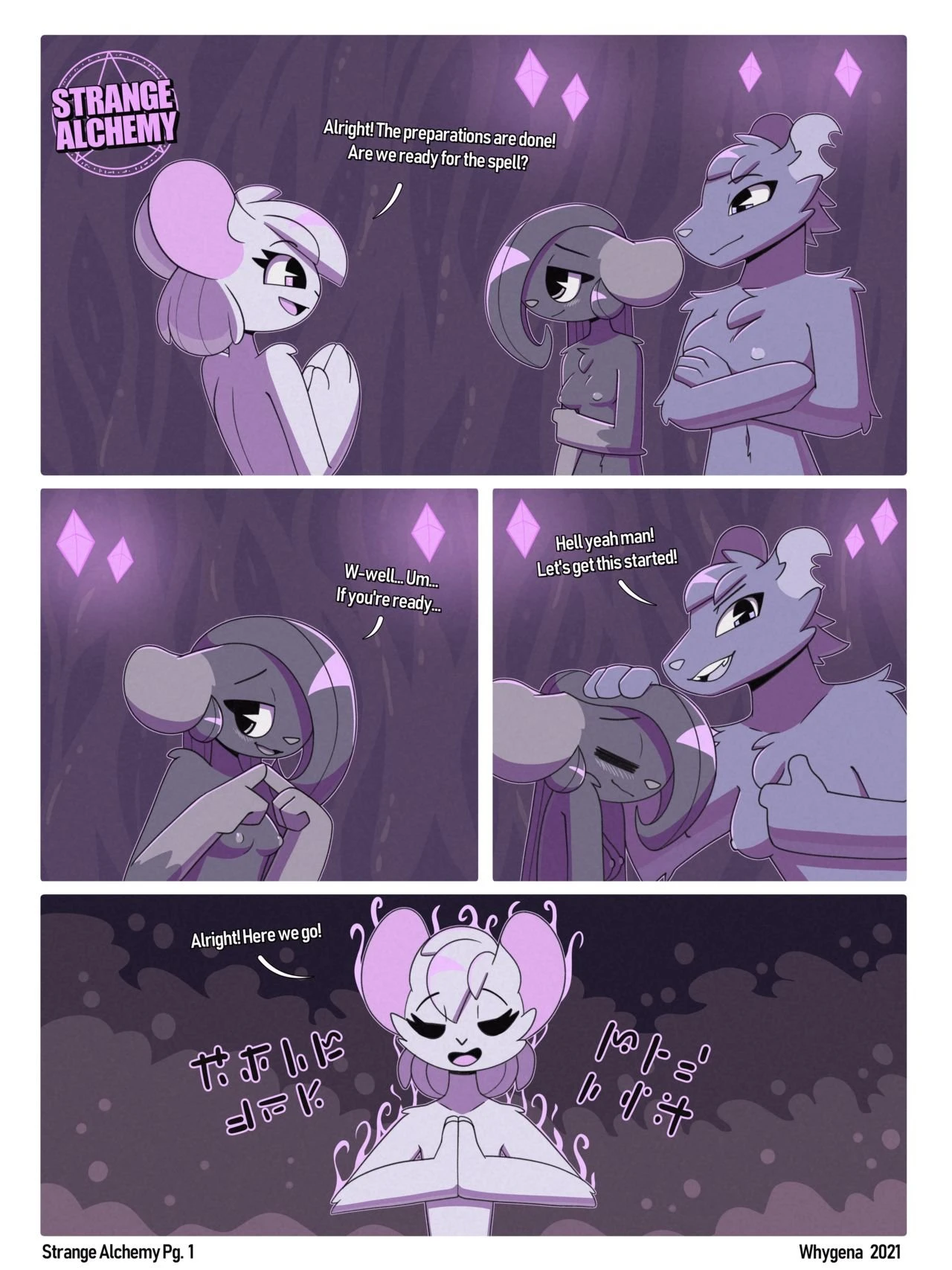 Strange Alchemy porn comic picture 6