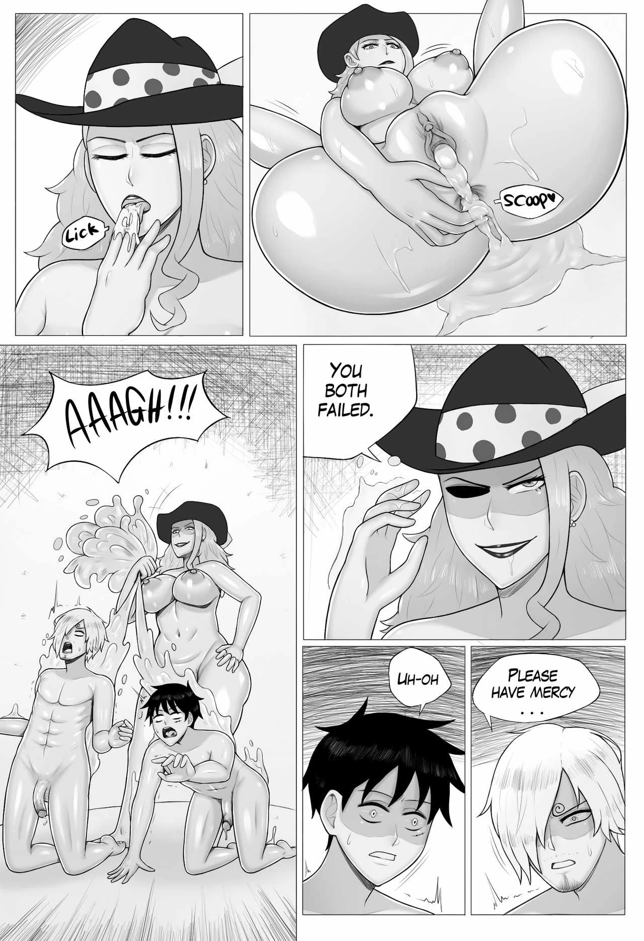 Straw Hat Crew x Charlotte Linlin porn comic picture 5