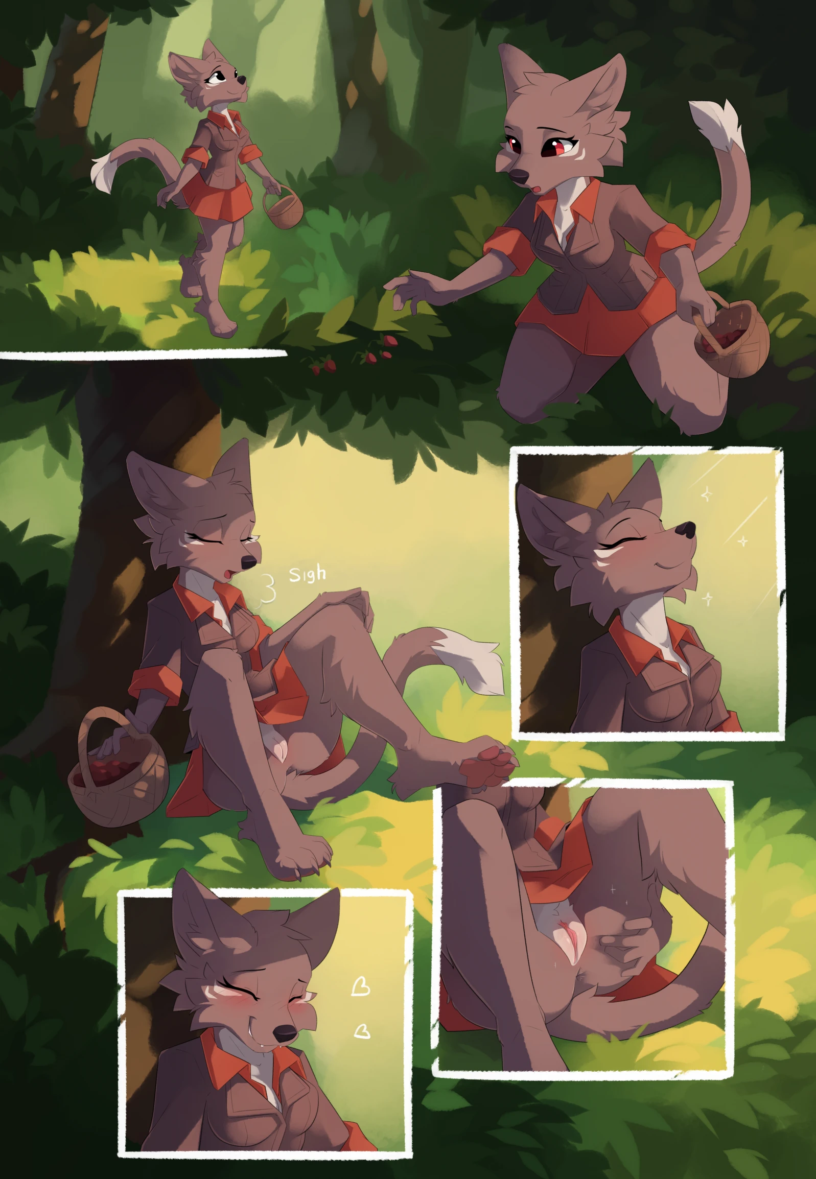 Strawberries and love porn comic picture 1