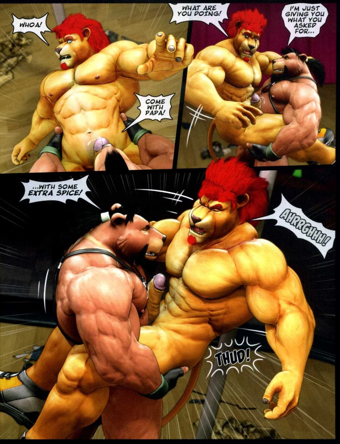 Strip Brawlers porn comic picture 33