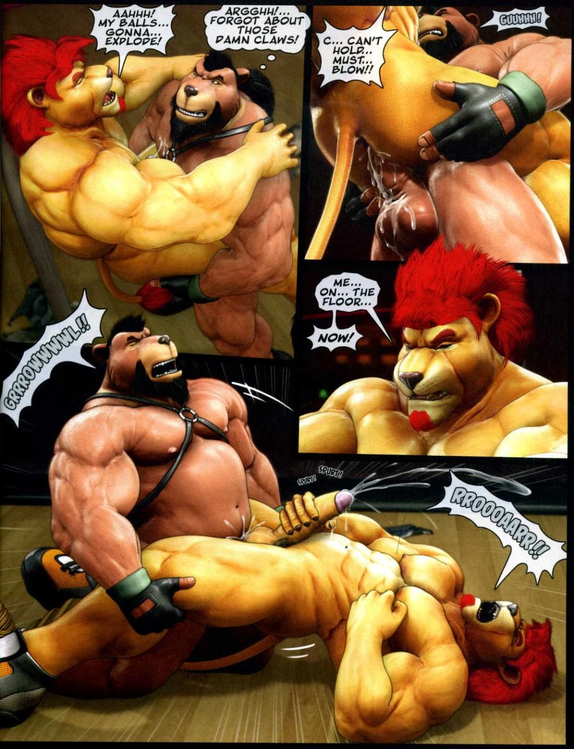 Strip Brawlers porn comic picture 35