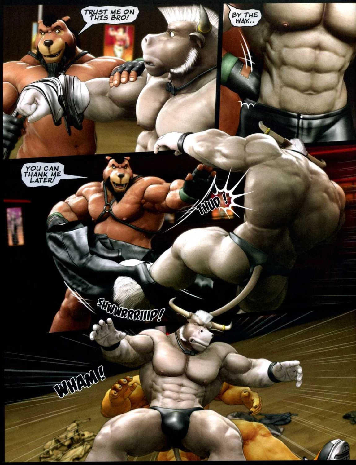 Strip Brawlers porn comic picture 40