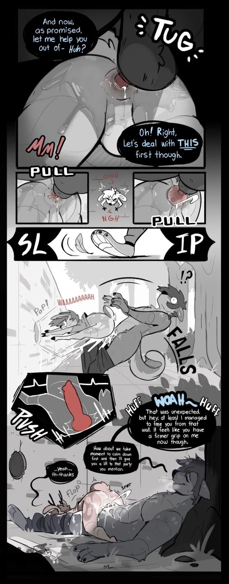 Stuck! porn comic picture 11