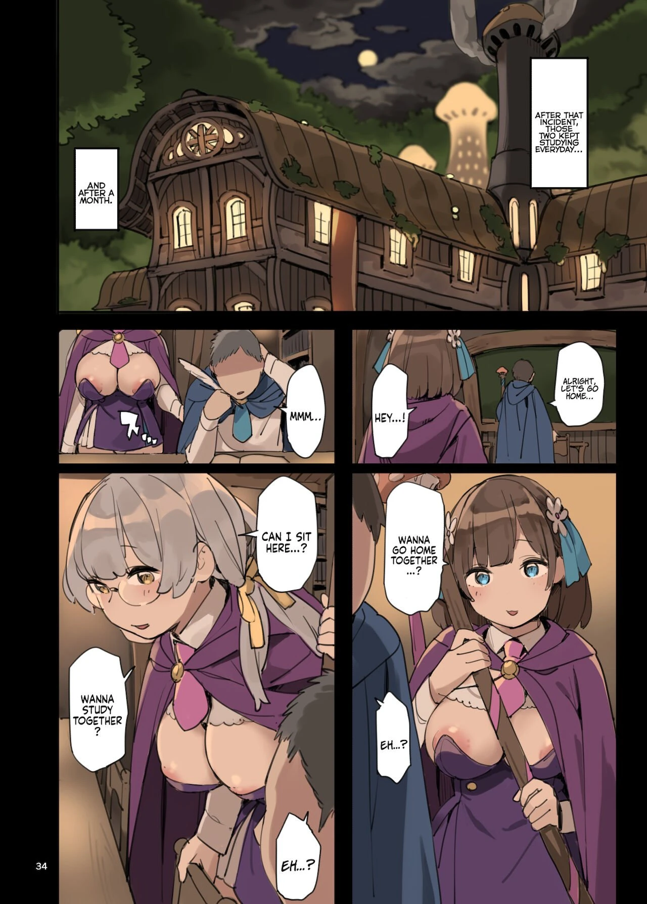 Studying Sex with Magic! | Mahou de Ecchi no Obenkyou! porn comic picture 34