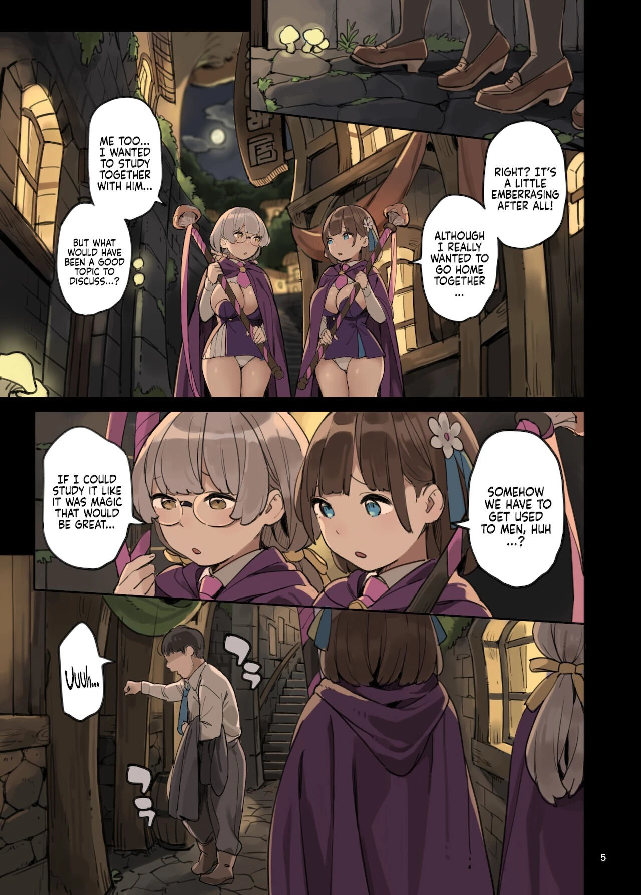Studying Sex with Magic! | Mahou de Ecchi no Obenkyou! porn comic picture 5