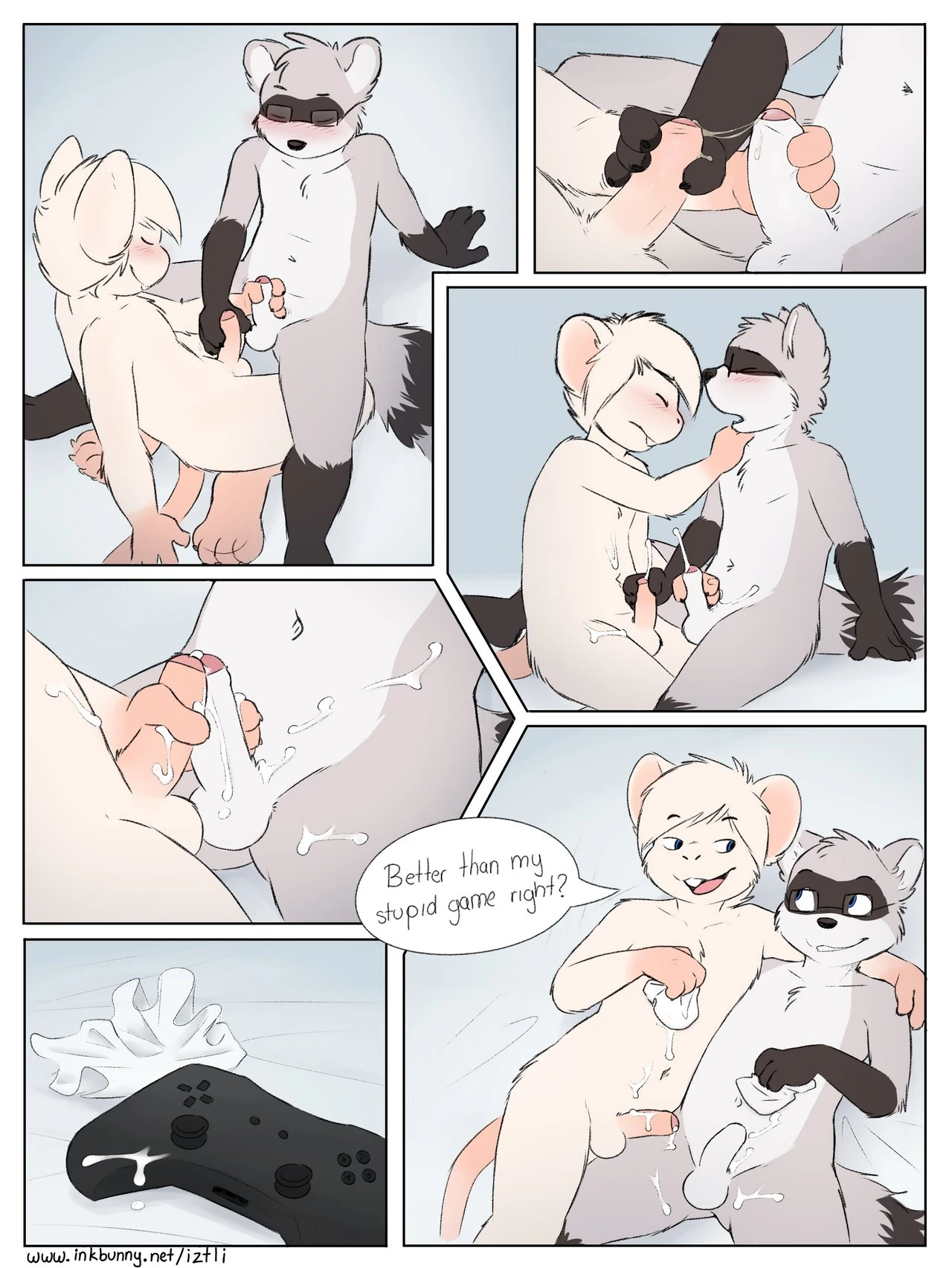 Stupid game porn comic picture 4