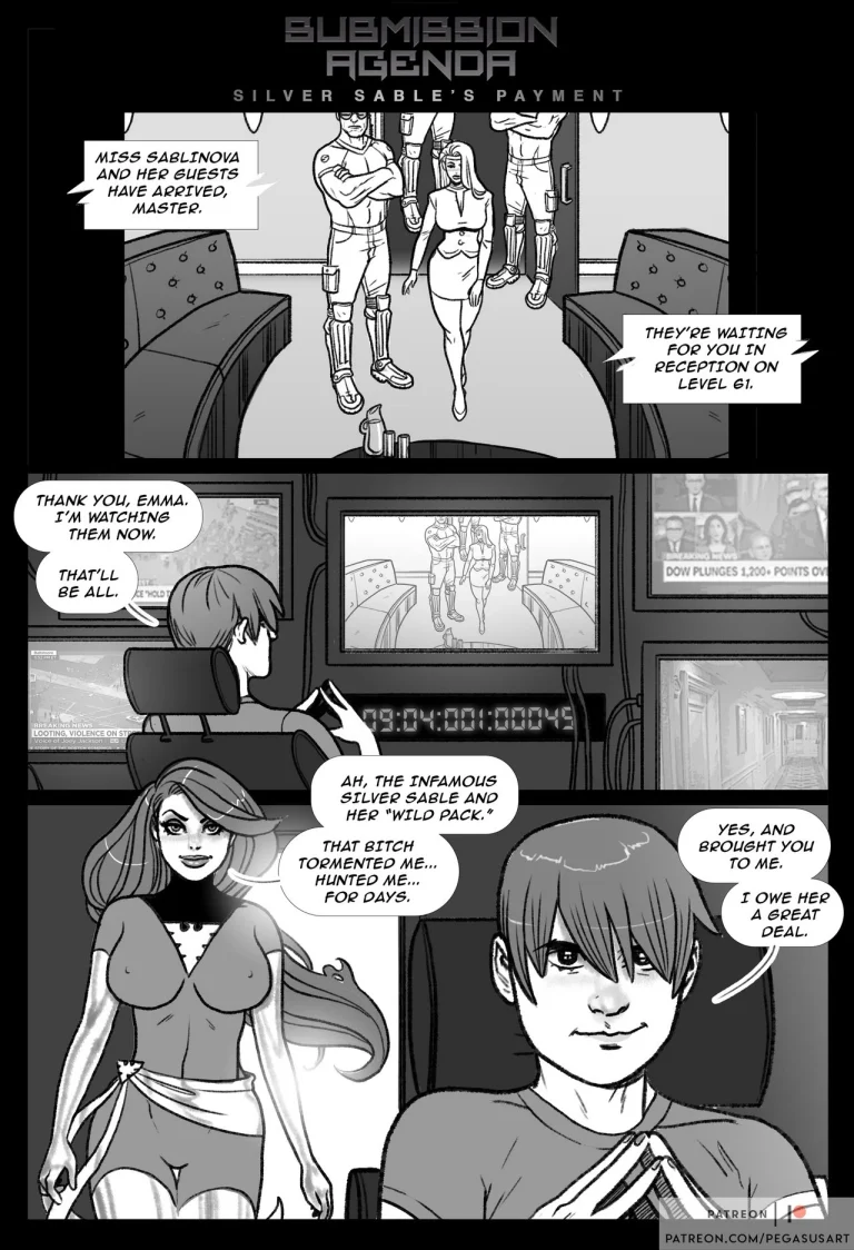Submission Agenda Silver Sable porn comic picture 2