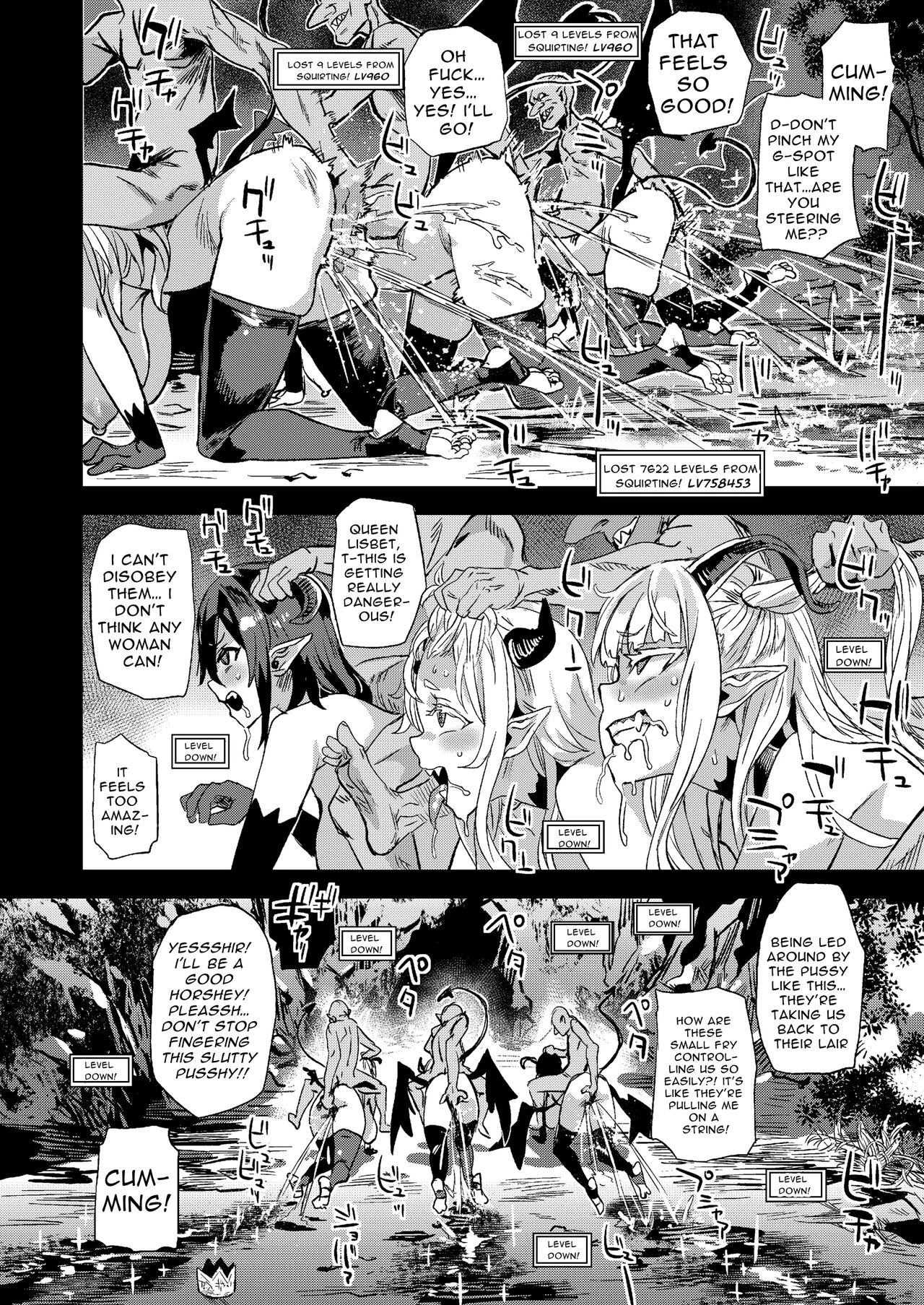 Succubus Joou vs Zako Goblin porn comic picture 16