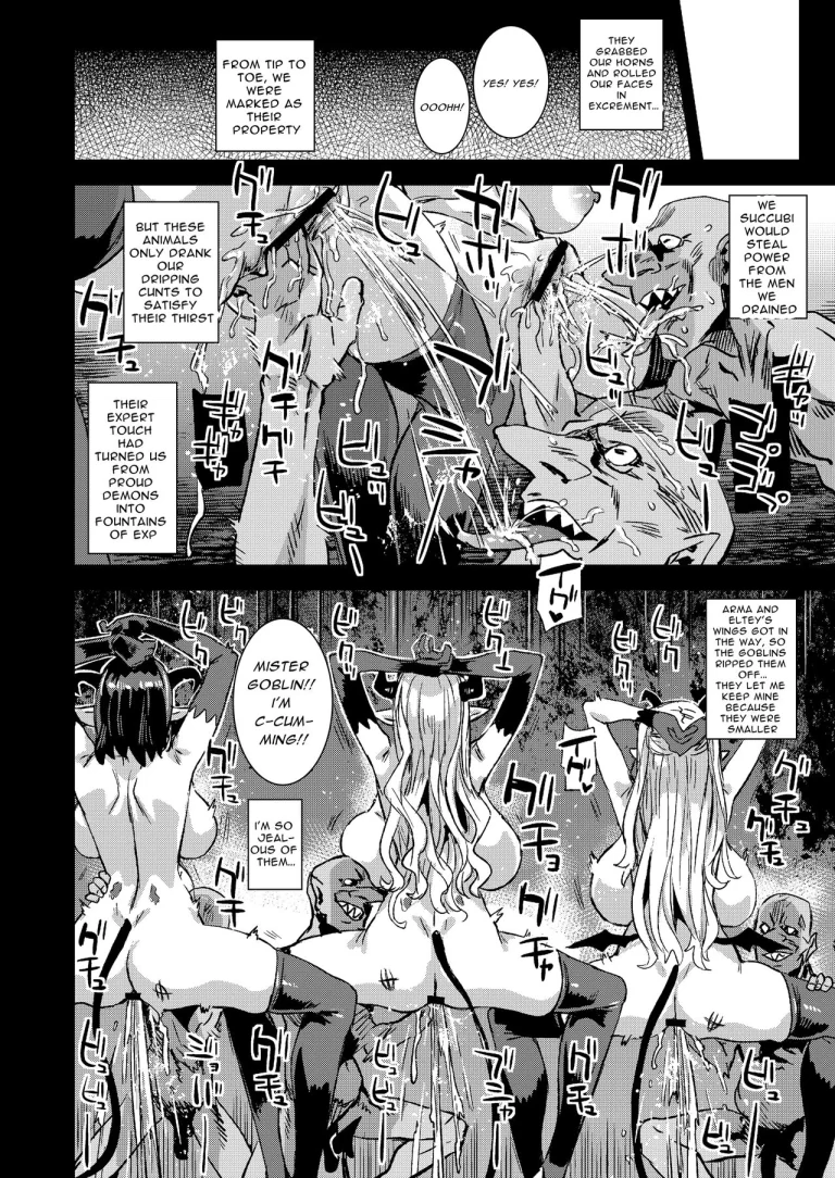 Succubus Joou vs Zako Goblin porn comic picture 36