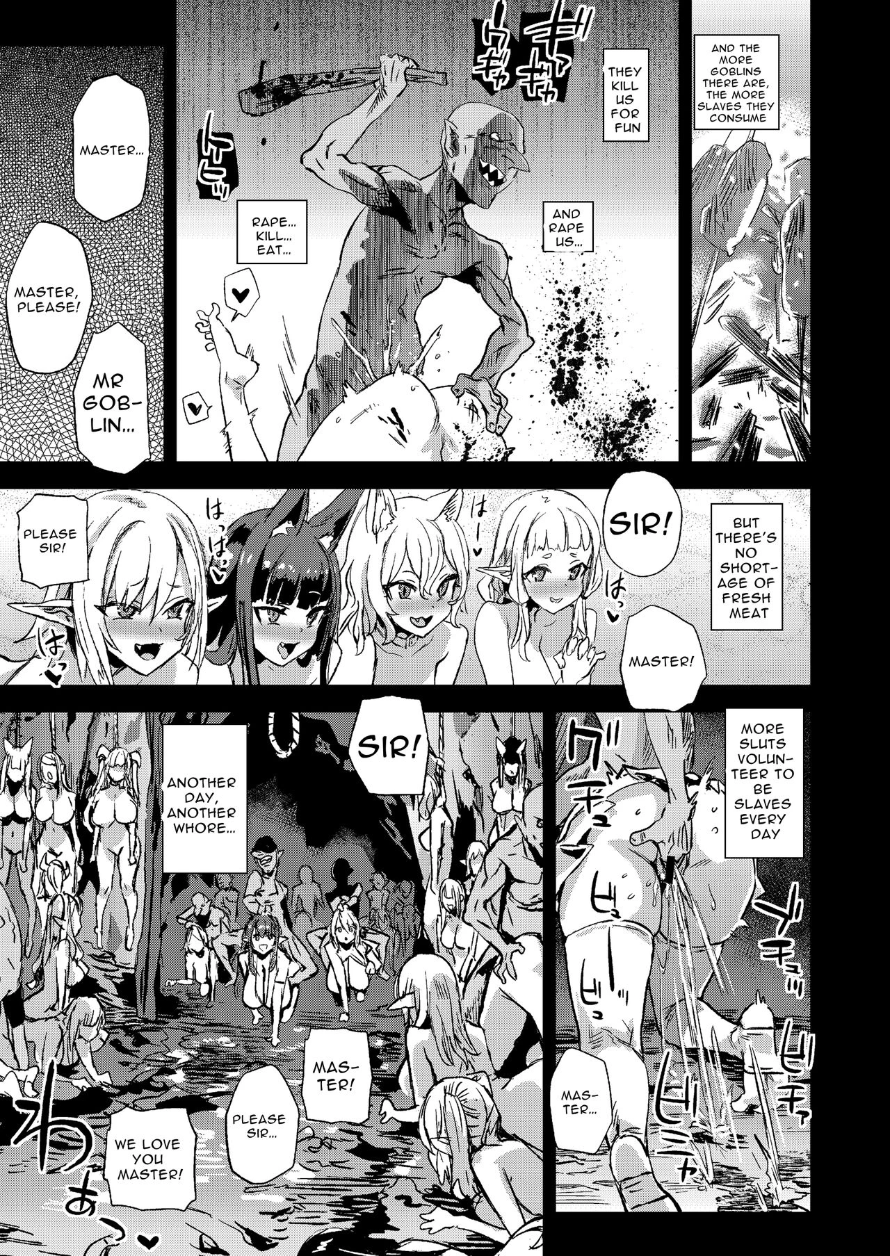 Succubus Joou vs Zako Goblin porn comic picture 41