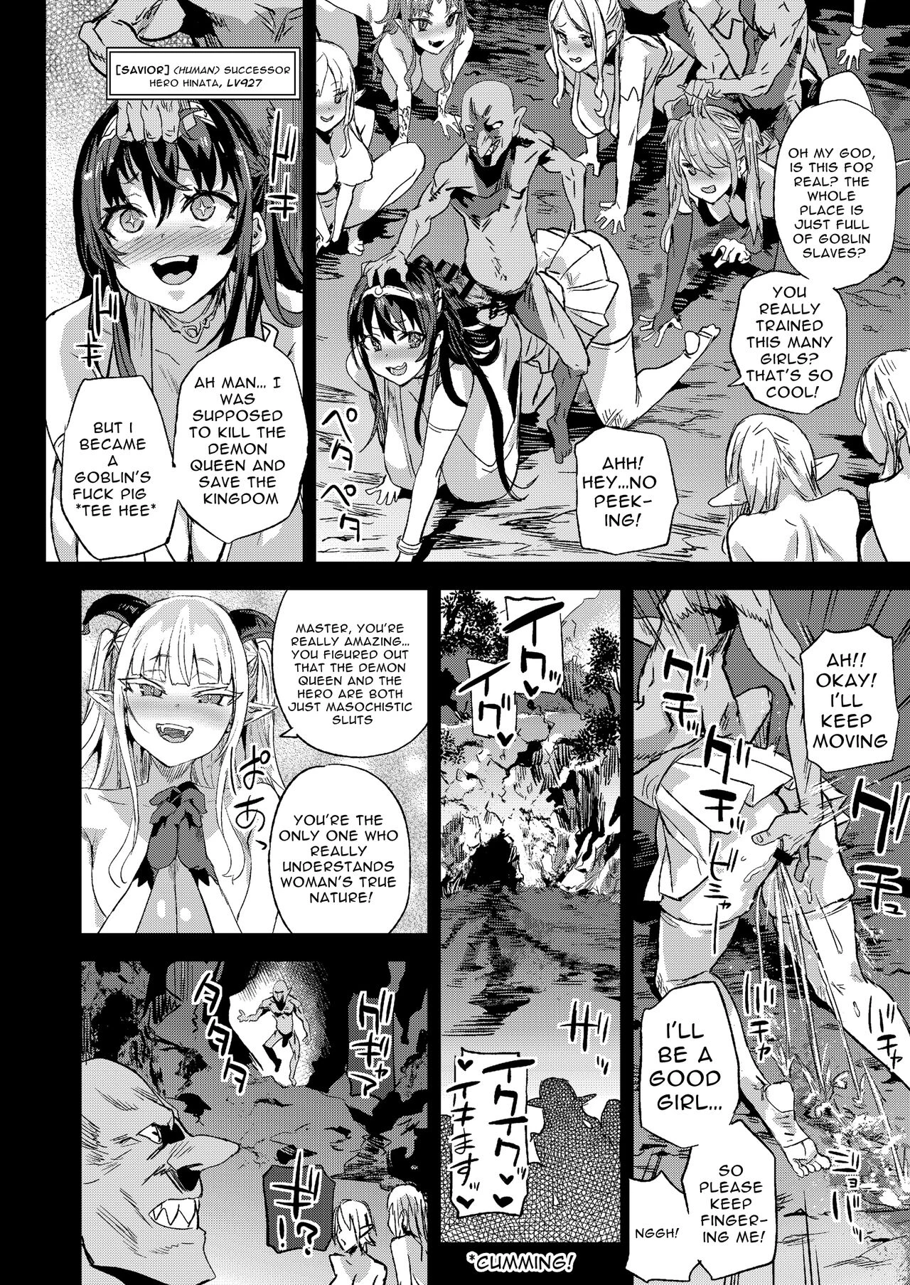 Succubus Joou vs Zako Goblin porn comic picture 42