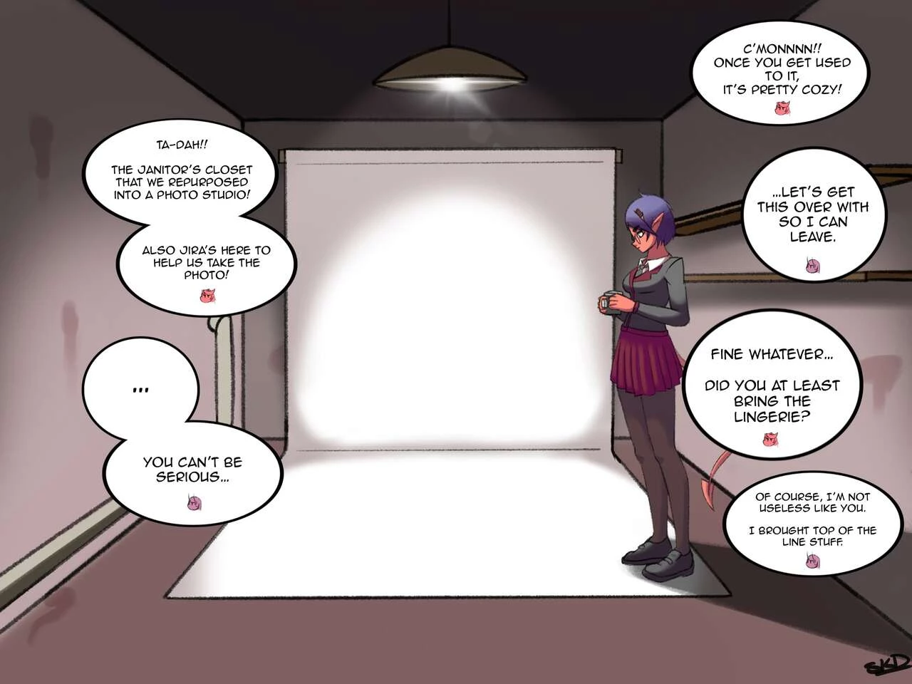 Succubus Photoshoot porn comic picture 8