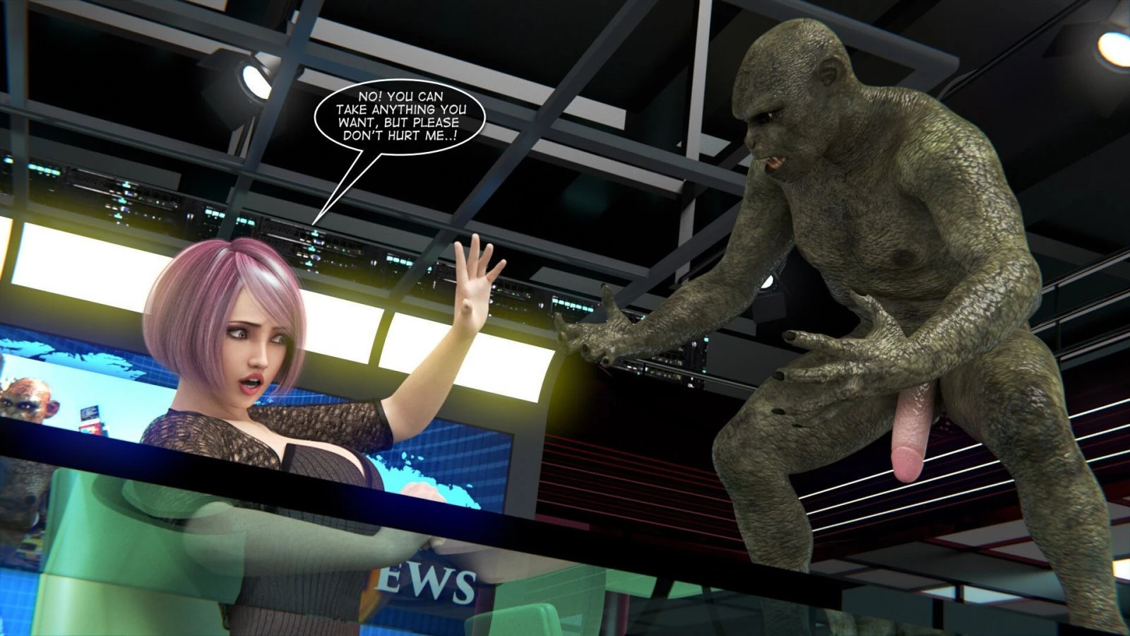 Sudden Invasion porn comic picture 13