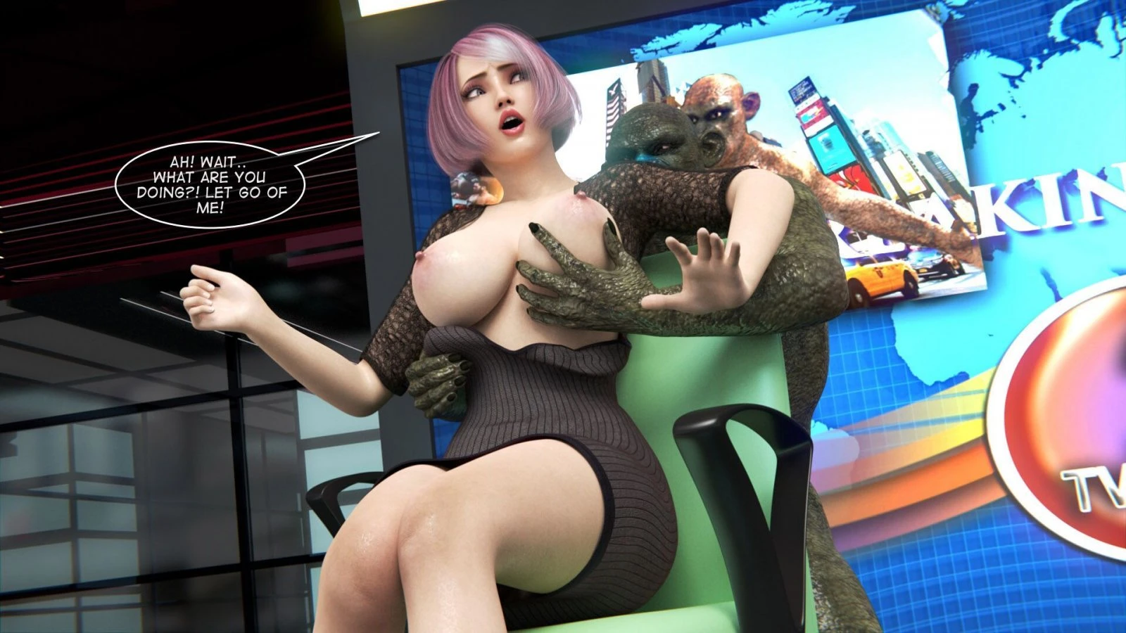 Sudden Invasion porn comic picture 27