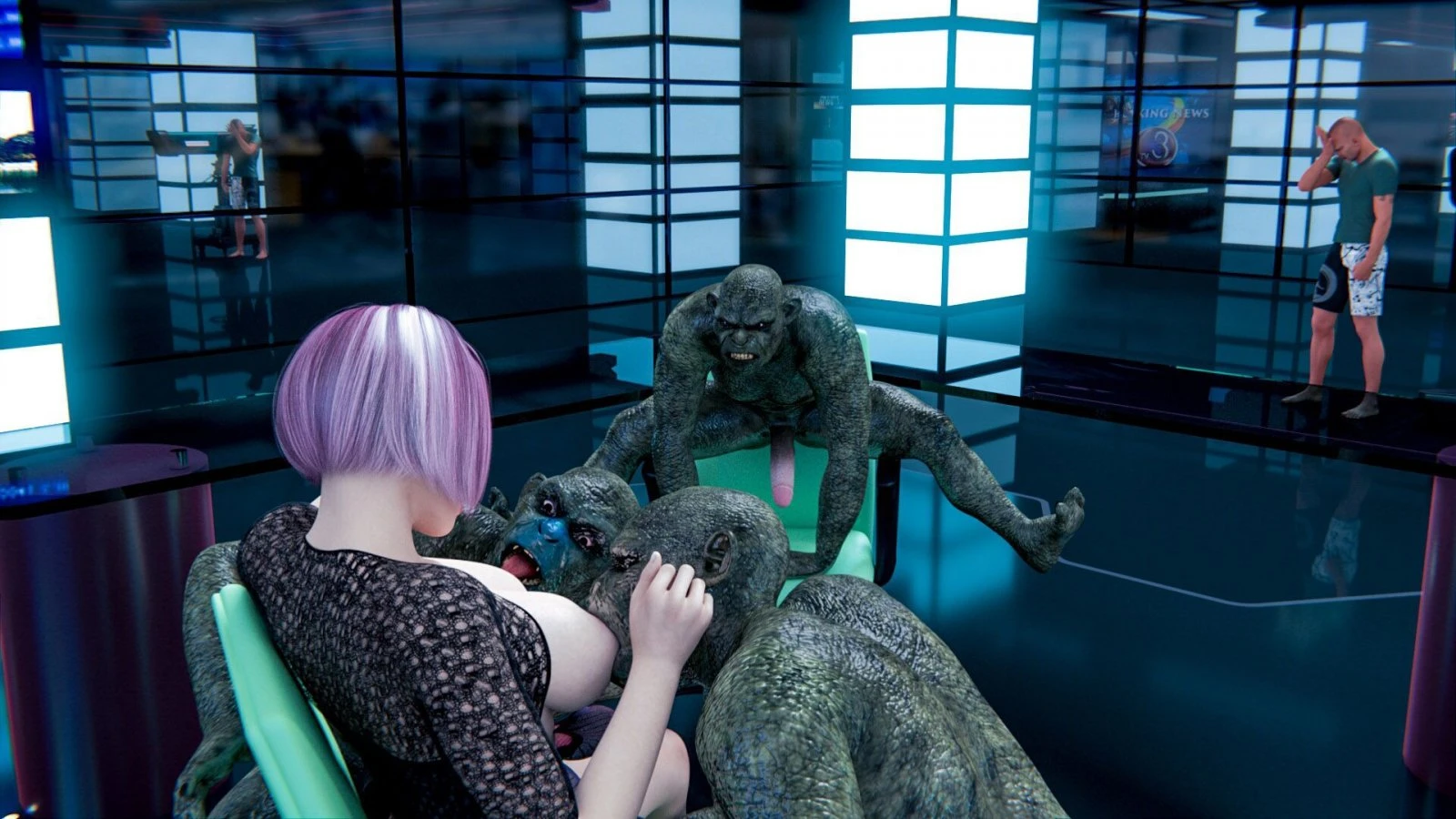 Sudden Invasion porn comic picture 37