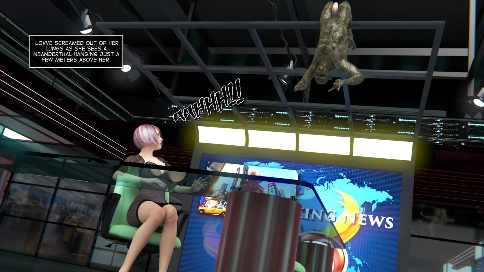 Sudden Invasion porn comic picture 7