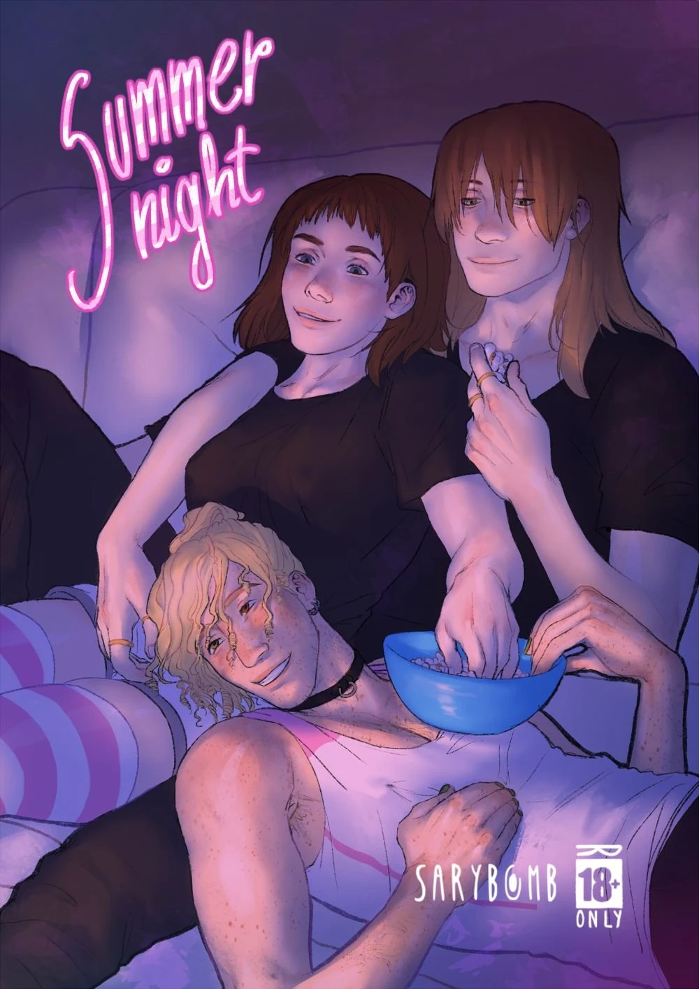 Summer night porn comic picture 1