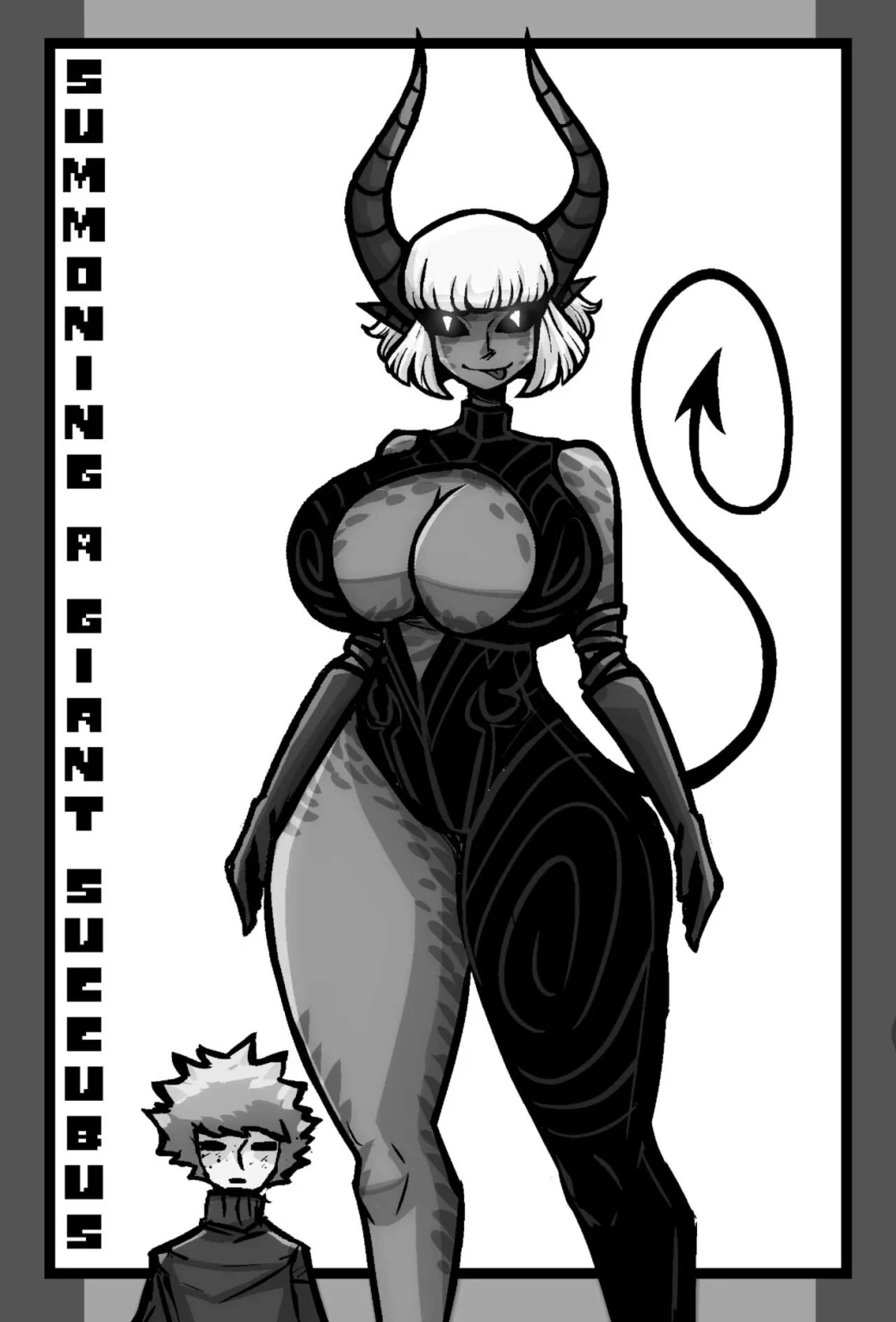 Summoning A Giant Succubus porn comic picture 1