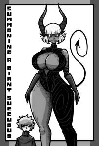 Summoning A Giant Succubus porn comic picture 1